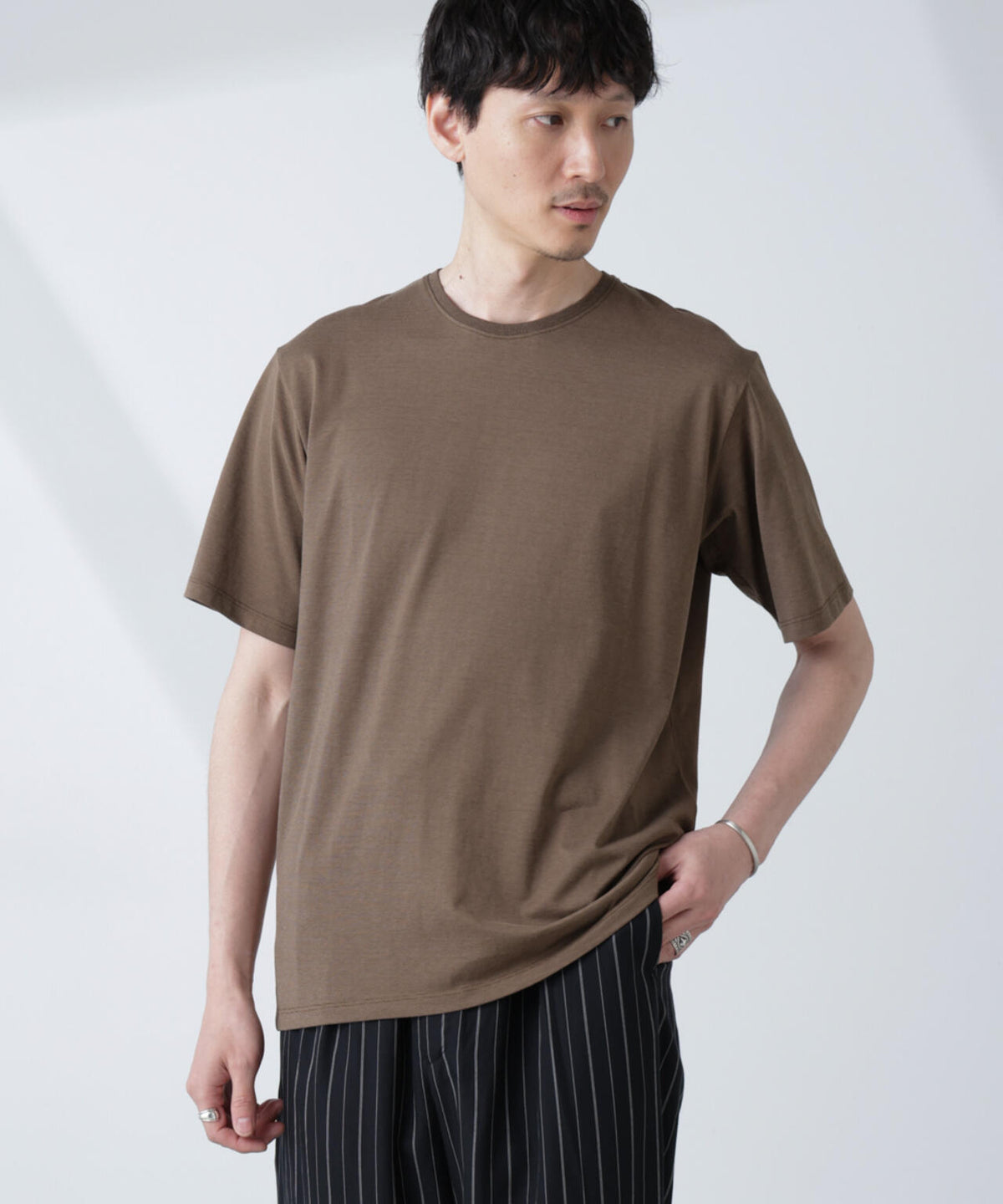 ソラーロライトストレッチクルーネックTシャツ(セットアップ可)