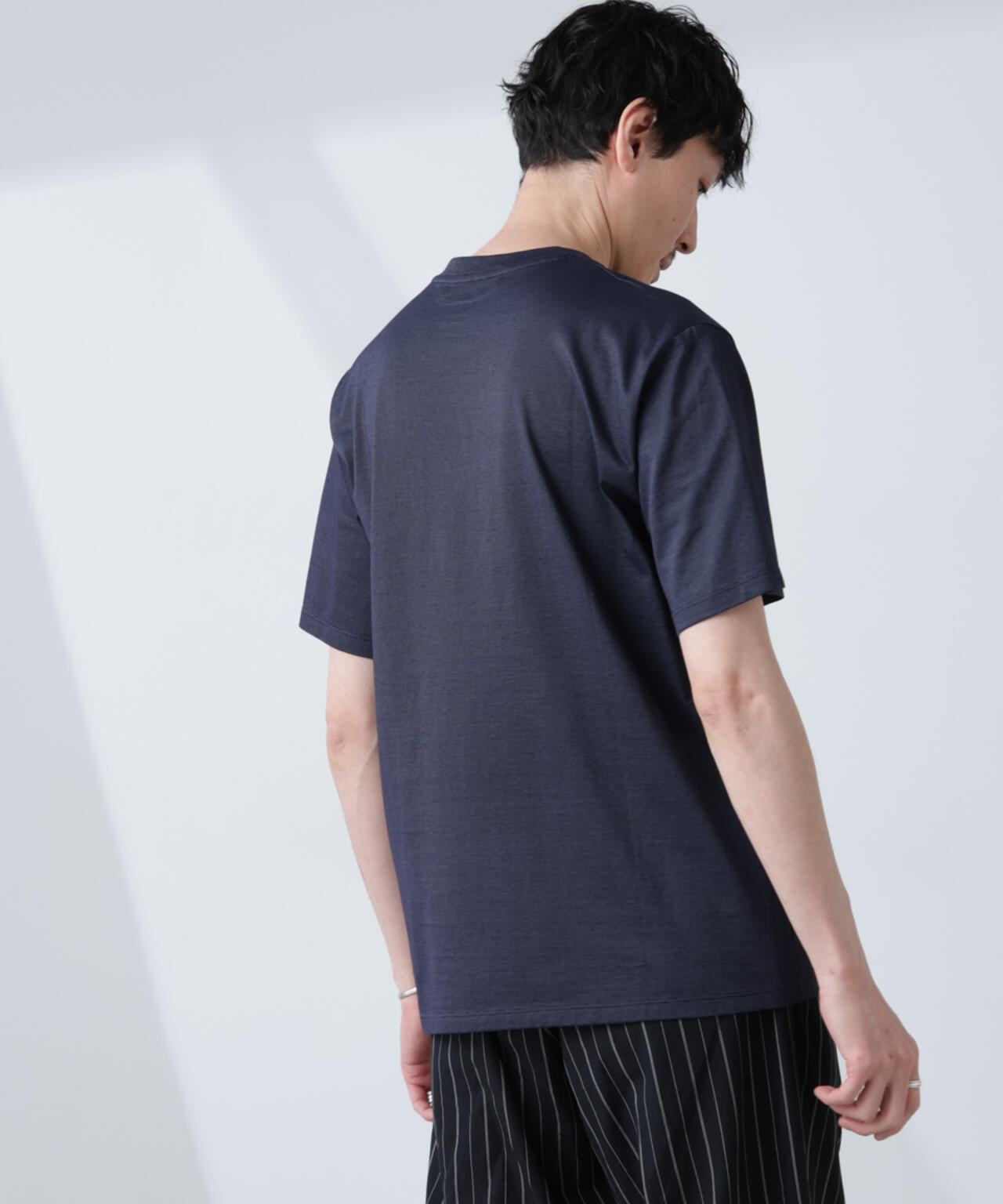 ソラーロライトストレッチヘンリーネックTシャツ(セットアップ可)