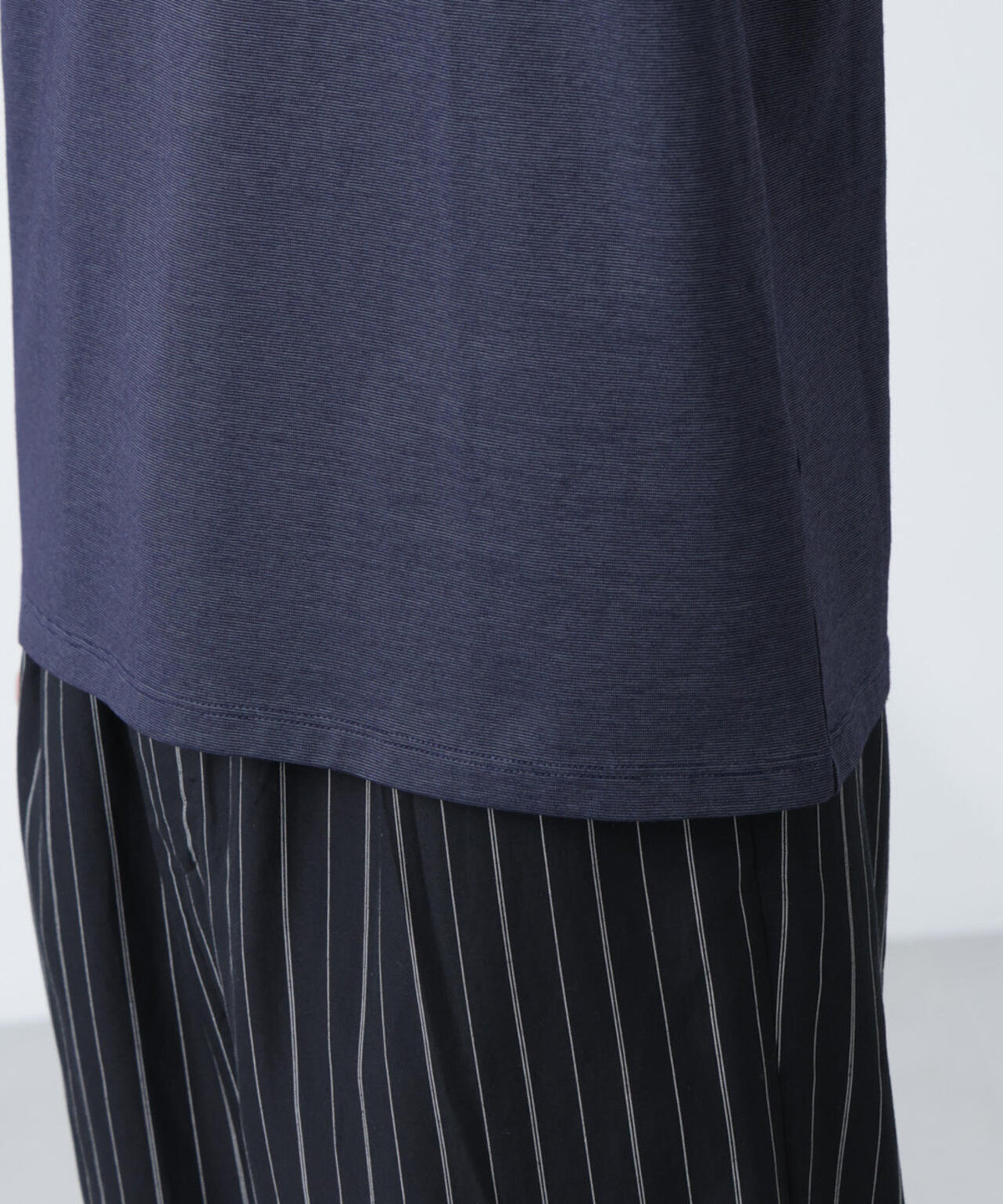 ソラーロライトストレッチヘンリーネックTシャツ(セットアップ可)
