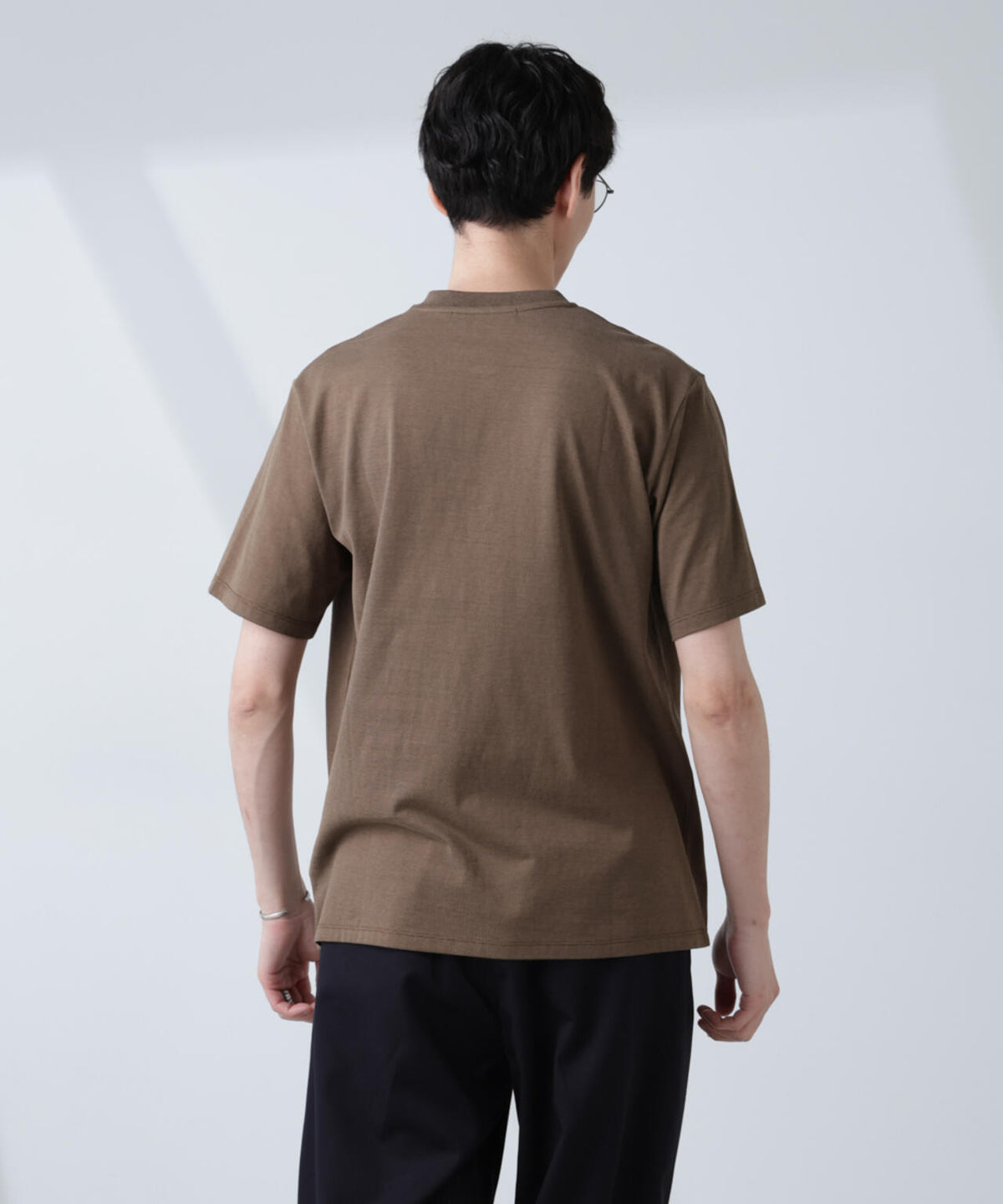 ソラーロライトストレッチヘンリーネックTシャツ(セットアップ可)