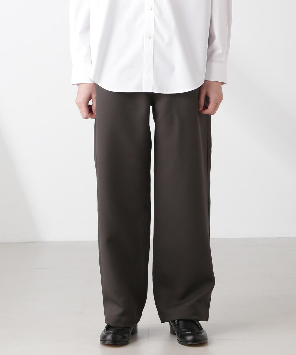 トリプルクロス バレルレッグパンツ(セットアップ可)