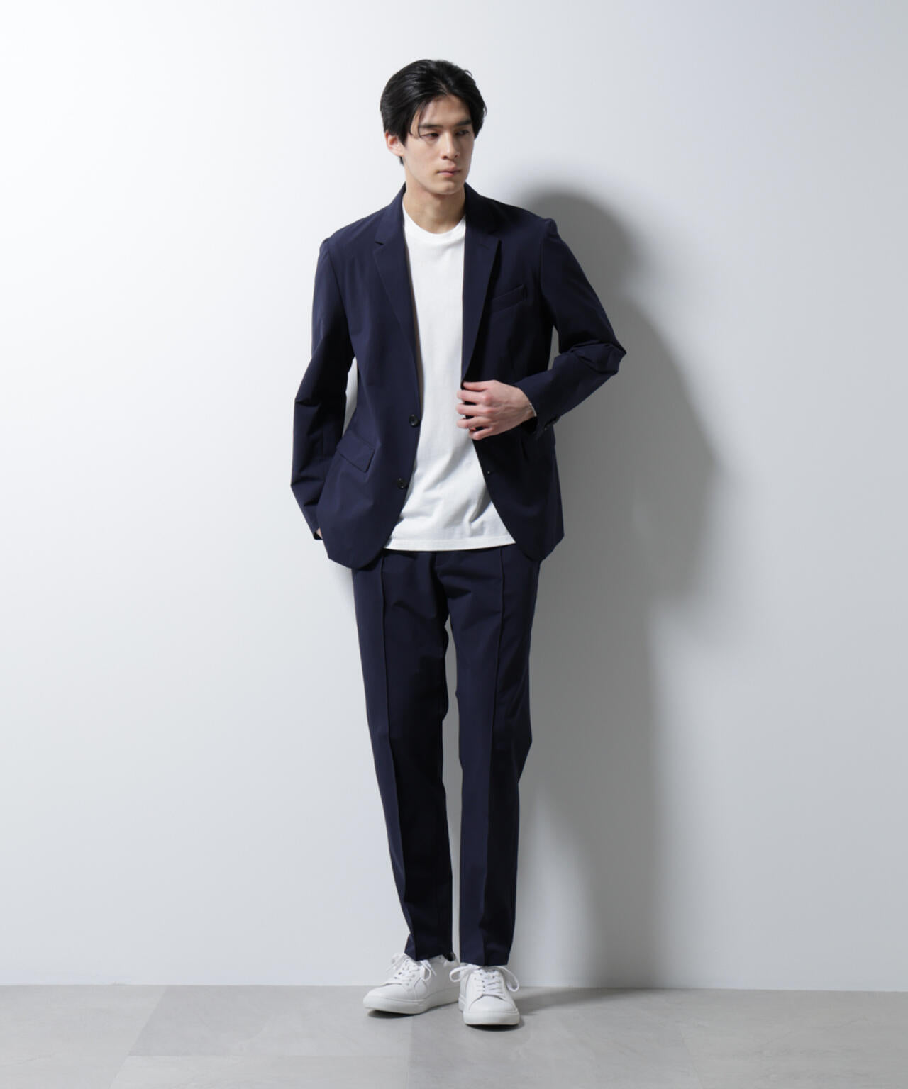 「N TROUSERS BASIC」ダントツオチール防汚テックストレッチパンツ(セットアップ可)