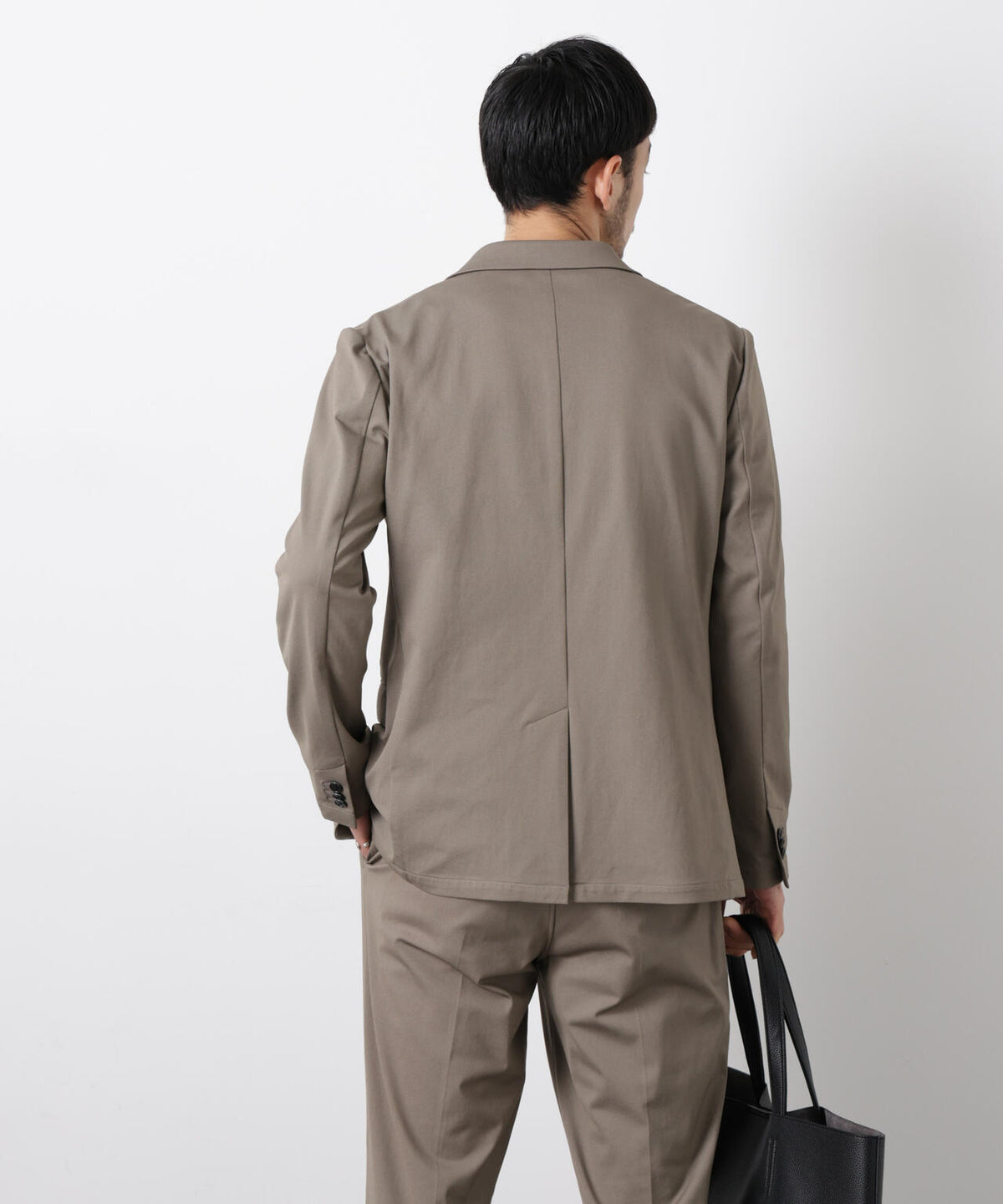 【大人気セットアップ】「Damerino」 軽量ジャージーデニムライクストレッチセットアップ