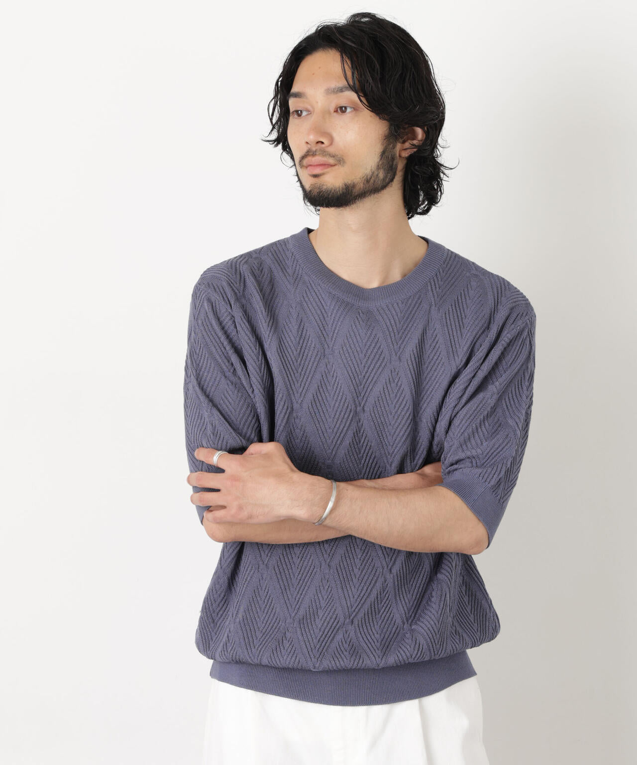 181cm B:75 W:73 H:90 着用サイズ:L