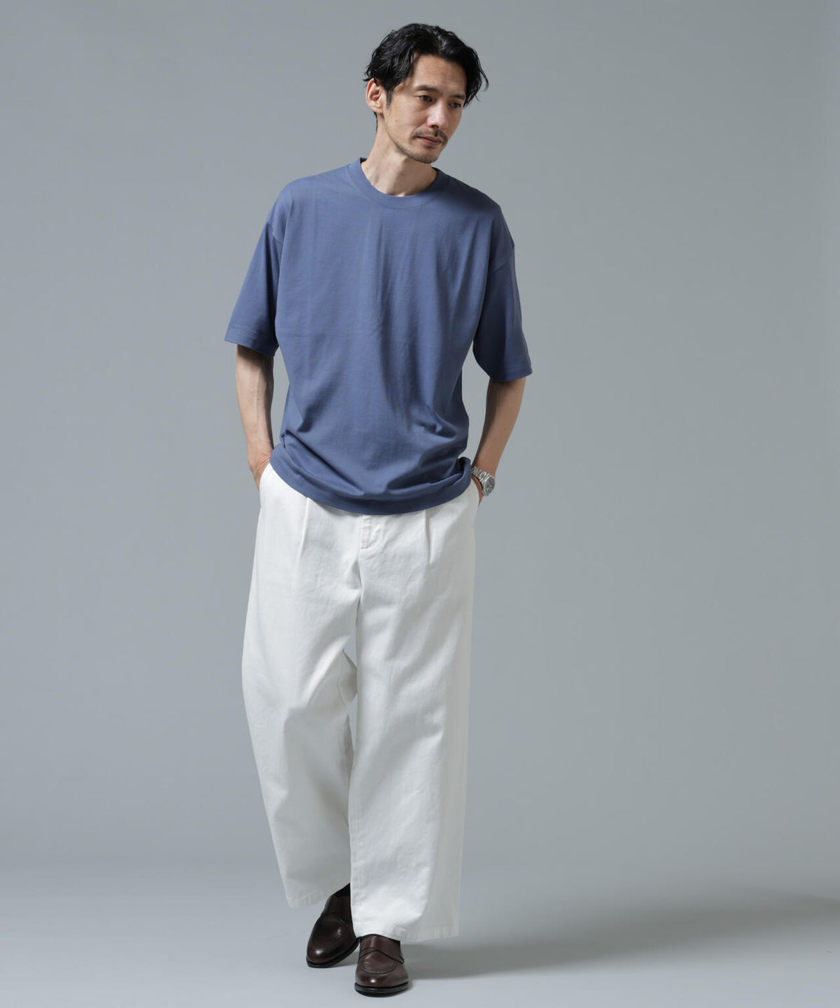Anti Soaked(R) 汗染み防止 ミドルウェイト 7.1oz ビッグシルエットTシャツ