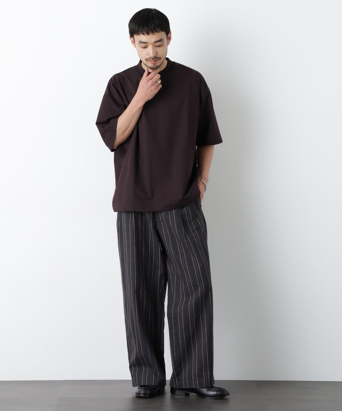 「FRENCH LINEN」 ストライプスラックス