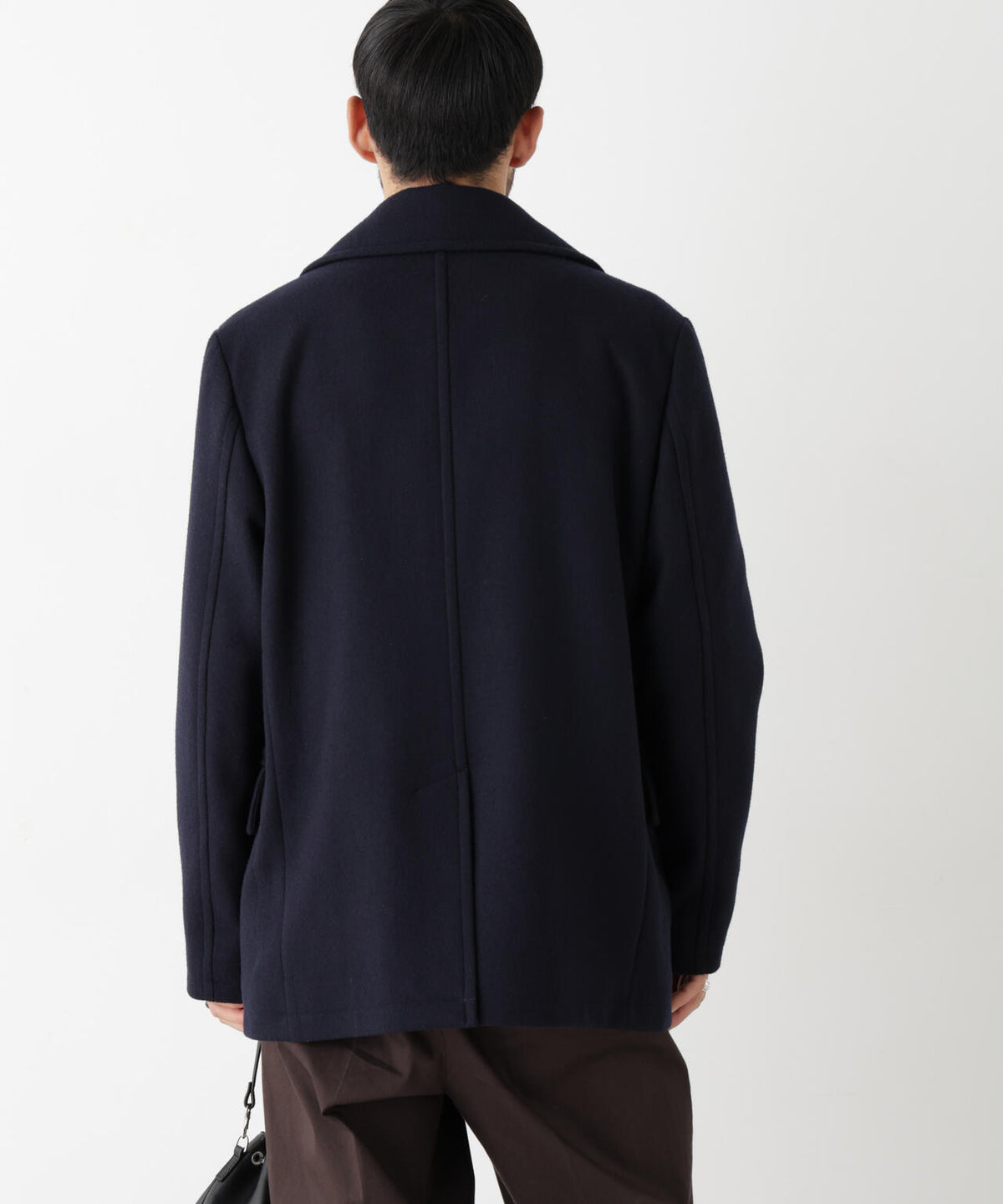 「NEW ON COAT」ウール/NショートPコート