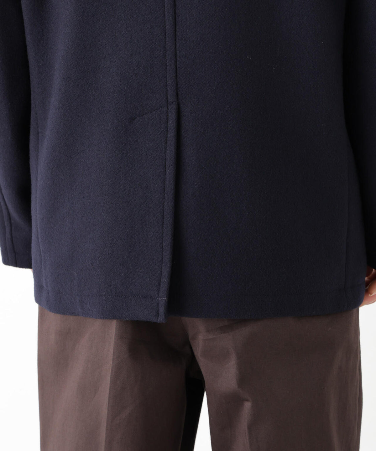 「NEW ON COAT」ウール/NショートPコート