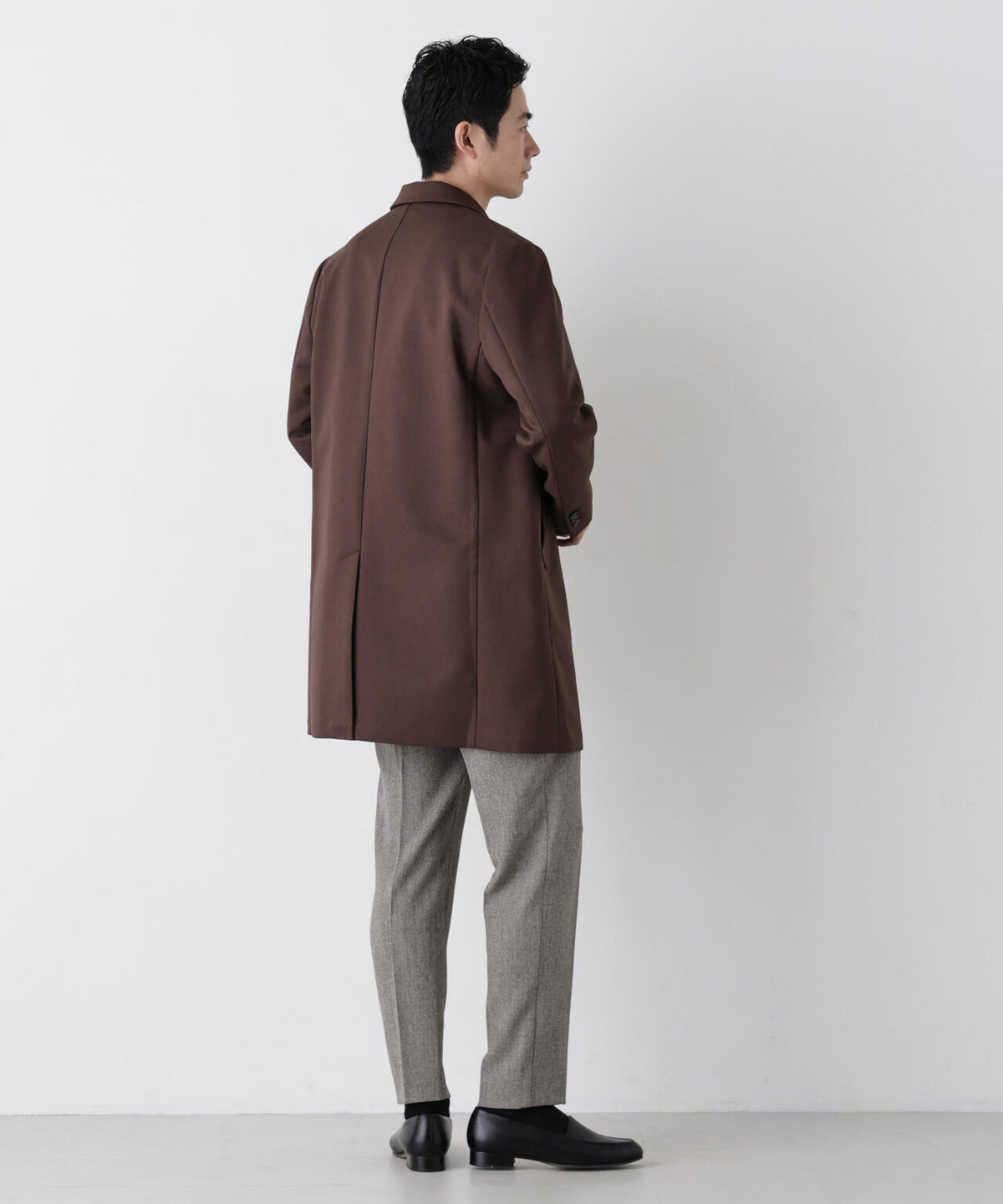 DOWN FABRIC チェスターフィールドコート