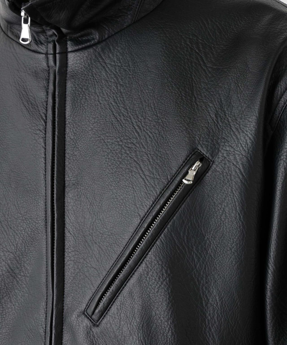 「SURPLUS」 フェイクレザーブルゾン