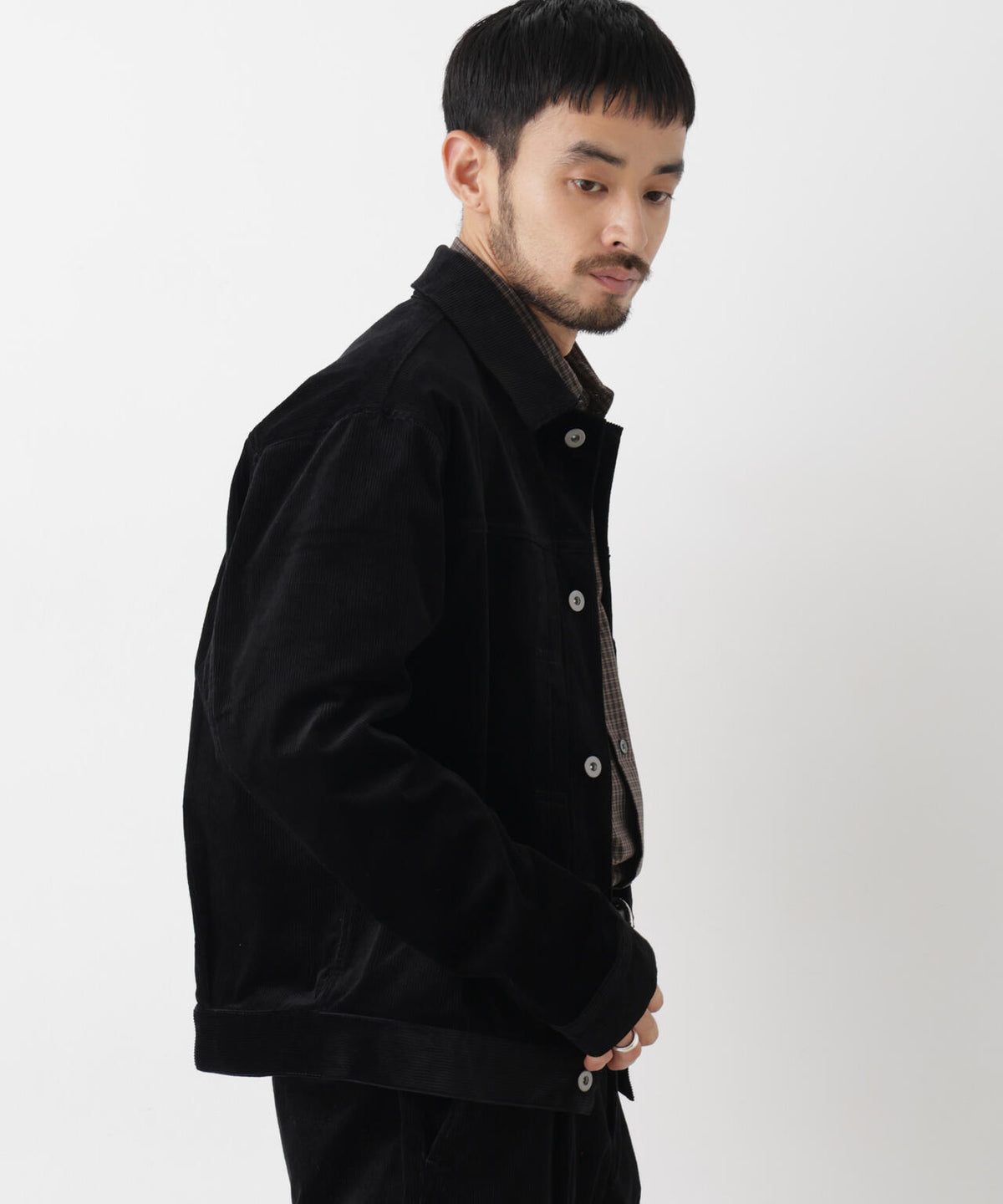 STRETCH CORDUROY トラッカージャケット(セットアップ可)