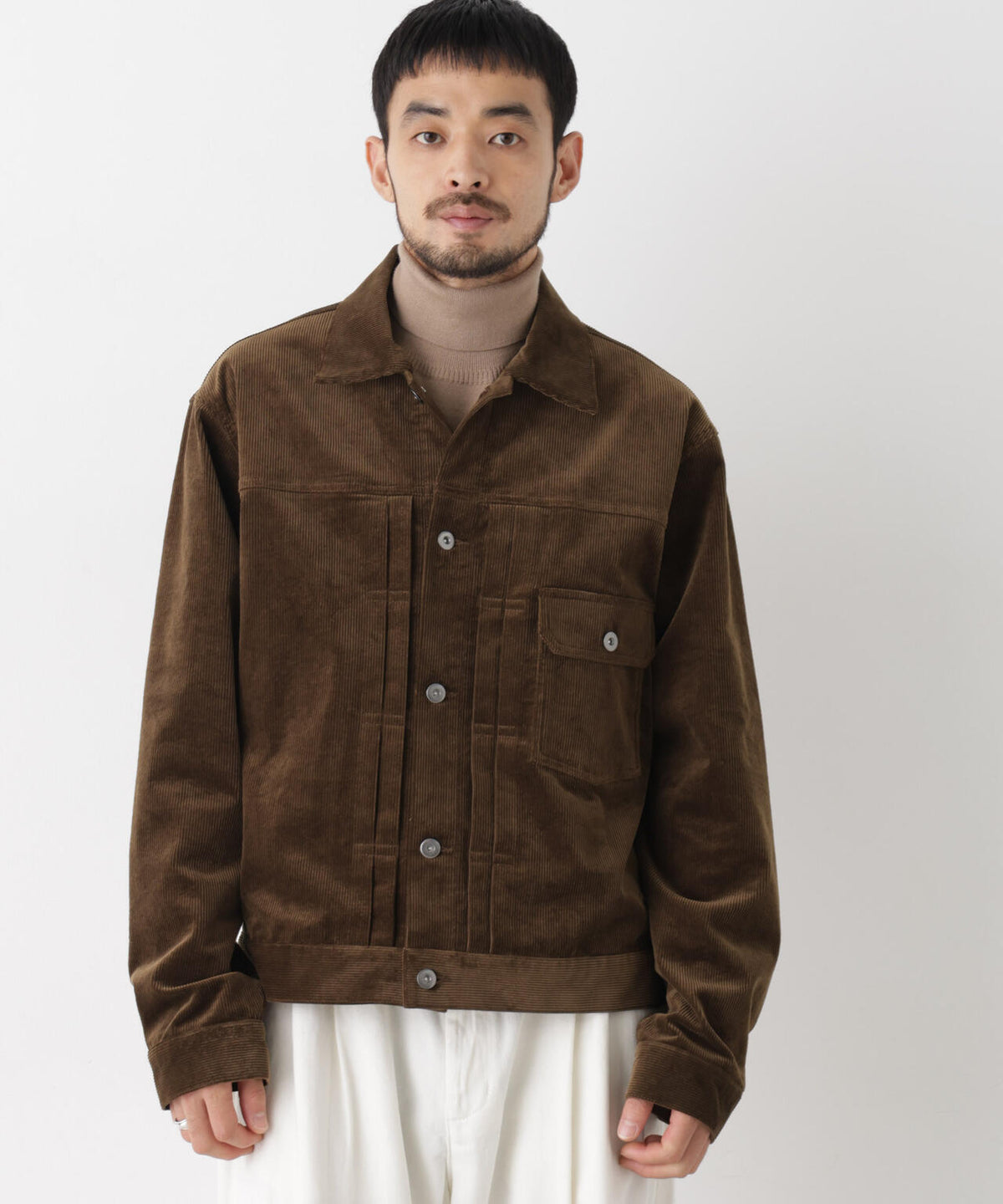 STRETCH CORDUROY トラッカージャケット(セットアップ可)