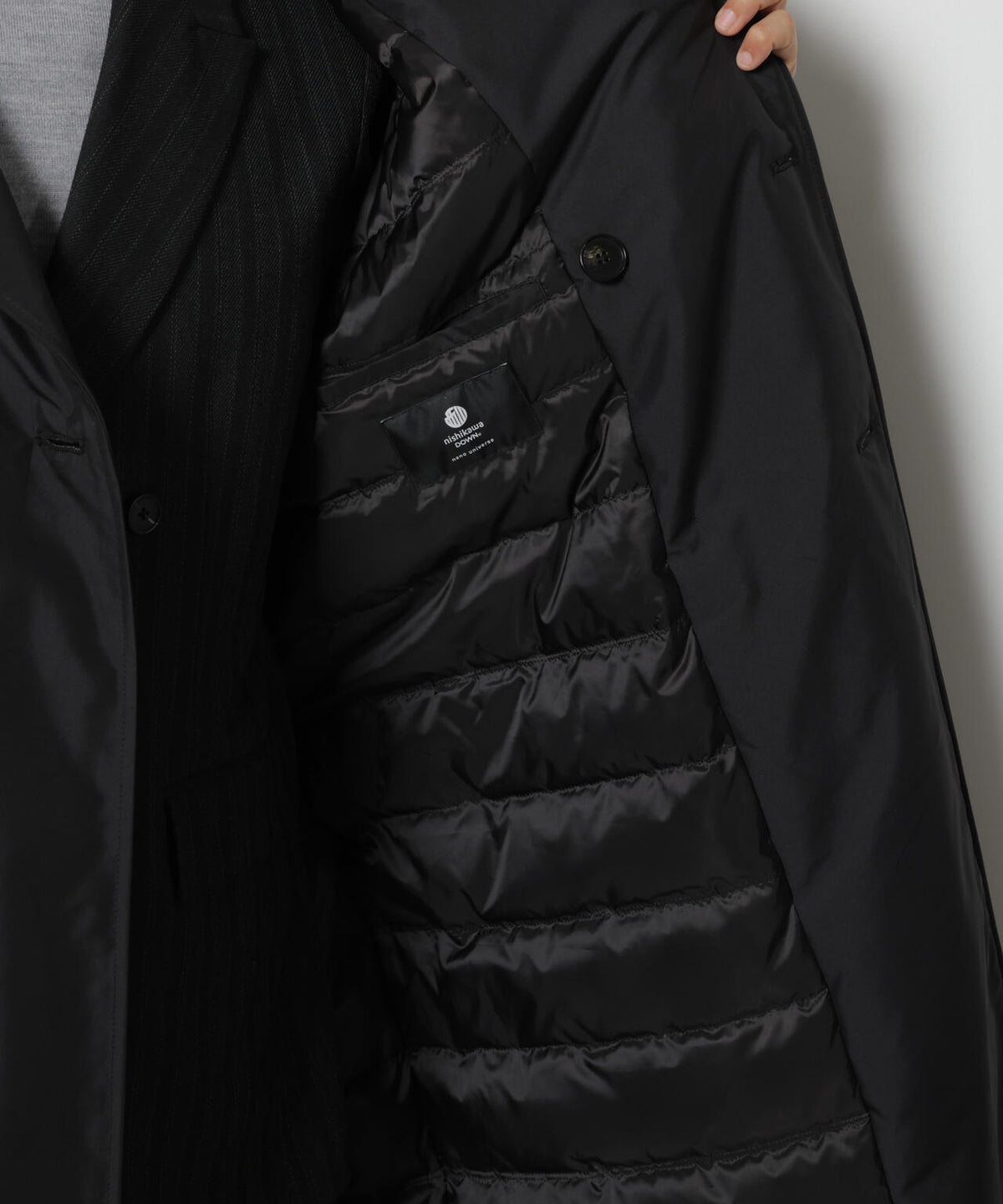 「ASSEMBLANC」 「西川ダウン(R)」 トレンチコート