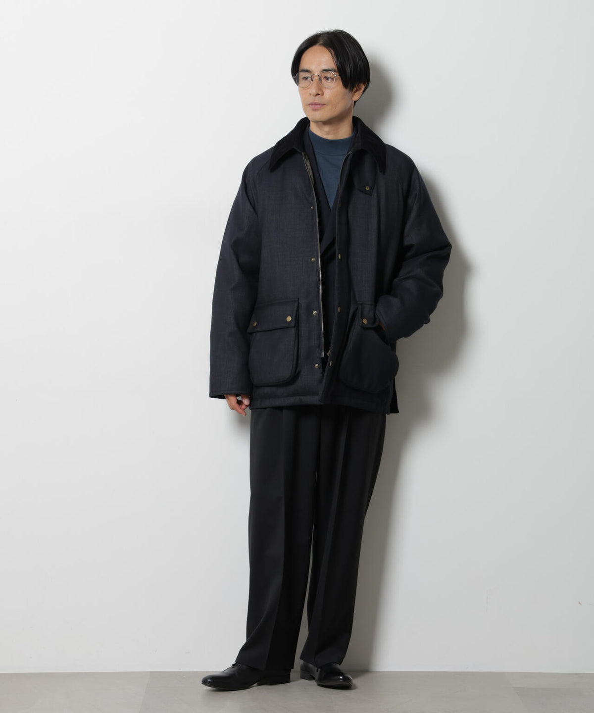 「My西川ダウン(R)」ウールデニムハンティングダウン