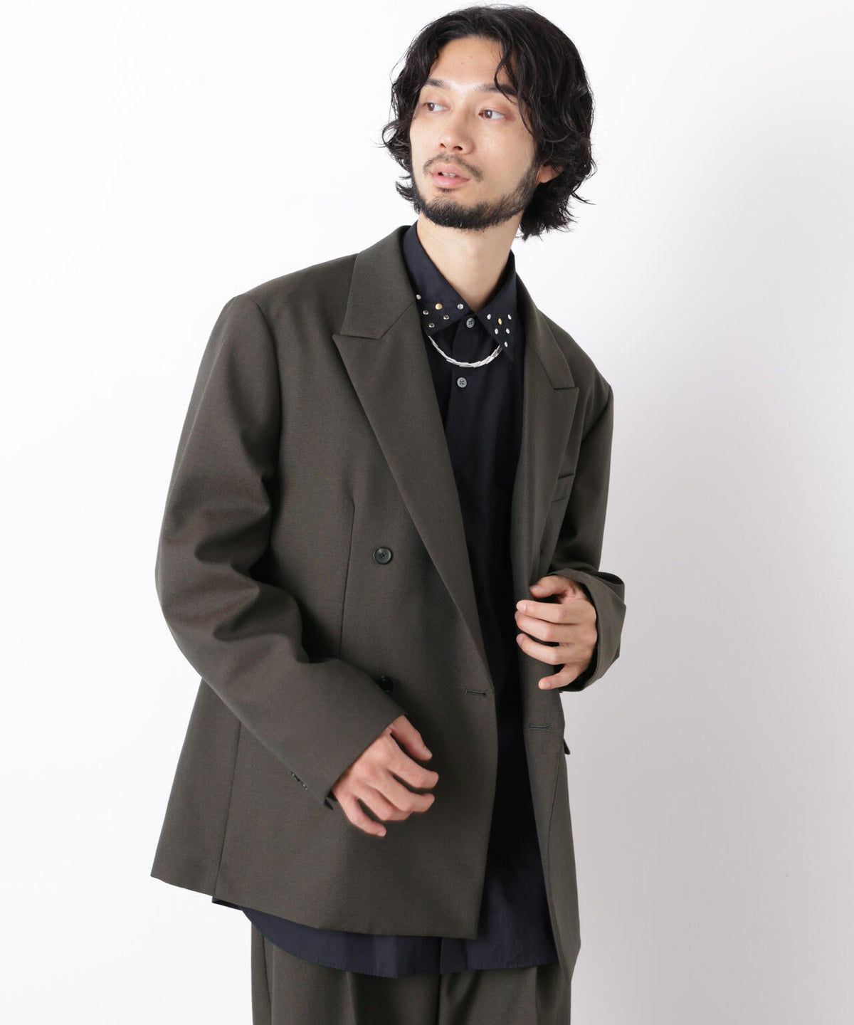 181cm B:75 W:73 H:90 着用サイズ:L