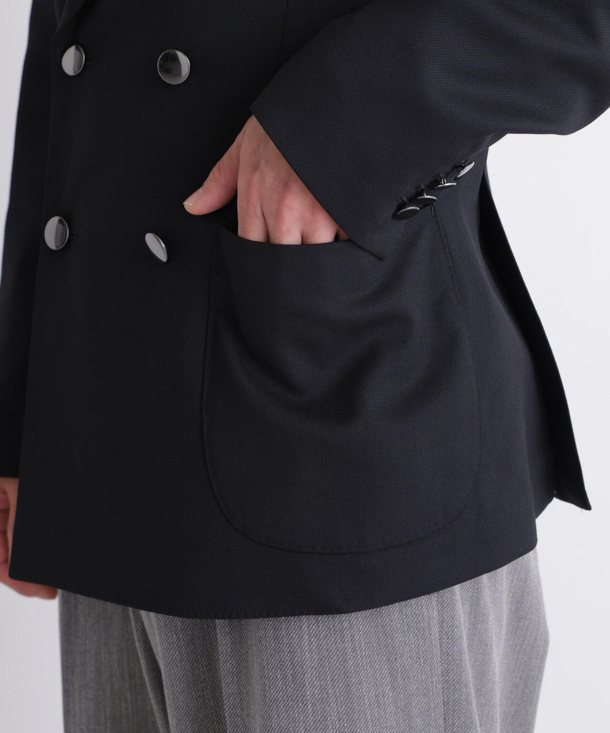 「DamerinoJacket」TWオールシーズンドビーダブルブレストブレザー