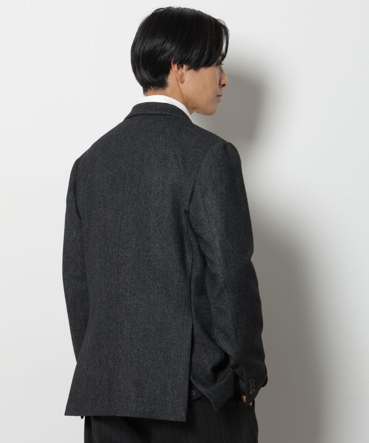 「DamerinoJacket」 カシミヤミックスウォッシャブルツイードジャケット