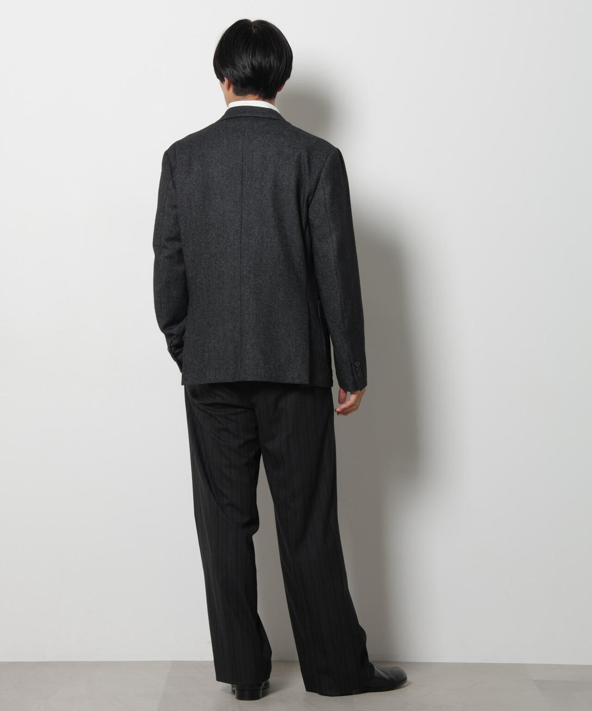 「DamerinoJacket」 カシミヤミックスウォッシャブルツイードジャケット