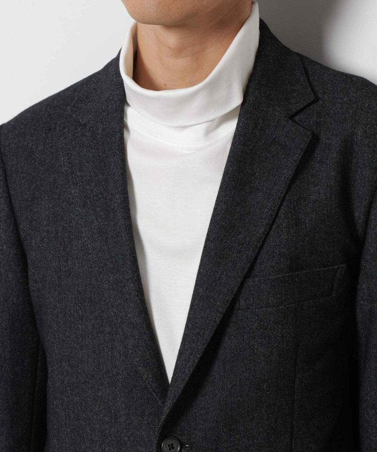 「DamerinoJacket」 カシミヤミックスウォッシャブルツイードジャケット