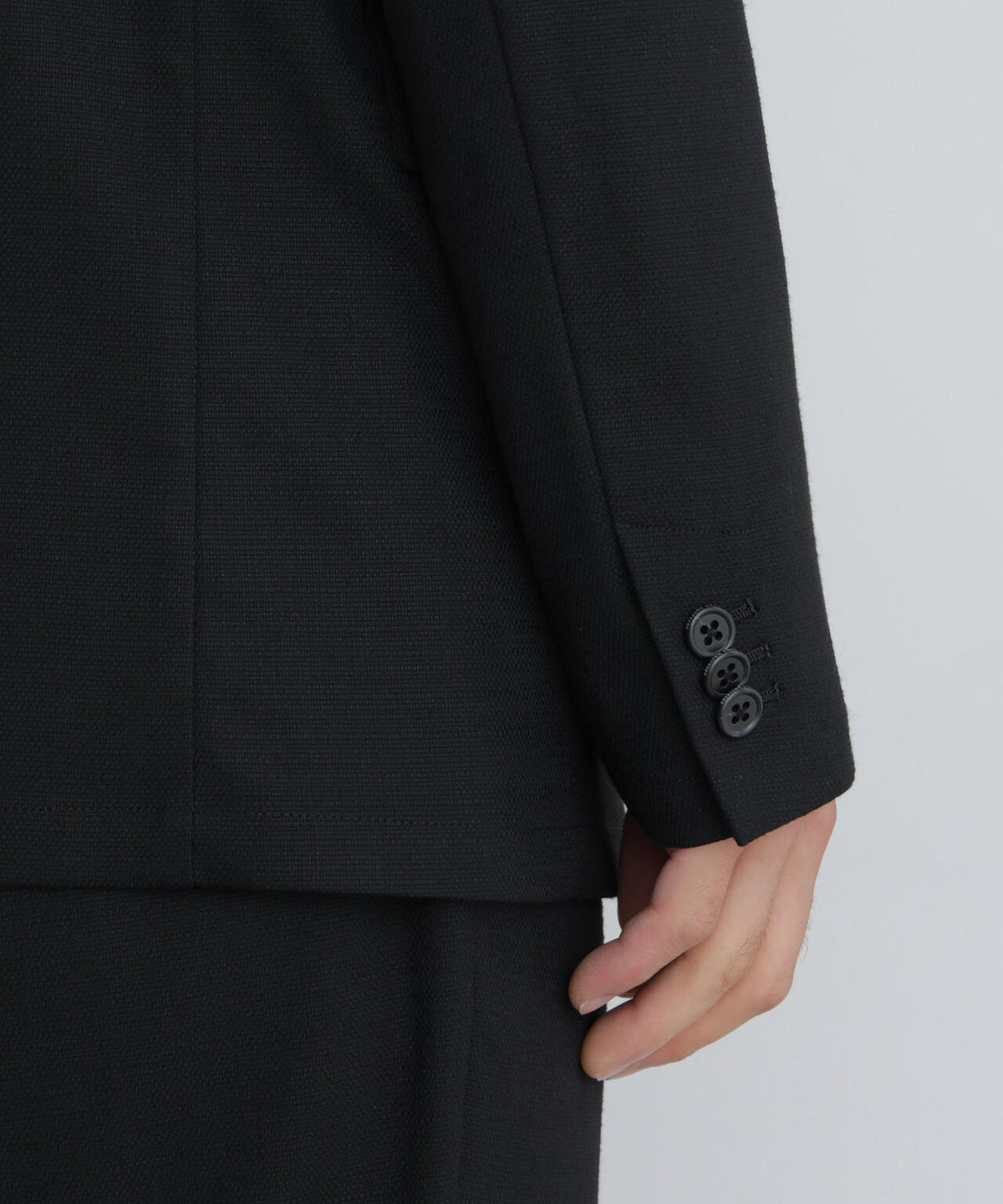 【ストレッチ/マシンウォッシャブル】「Damerino」 T/Rスラブストレッチセットアップ/WASHABLE