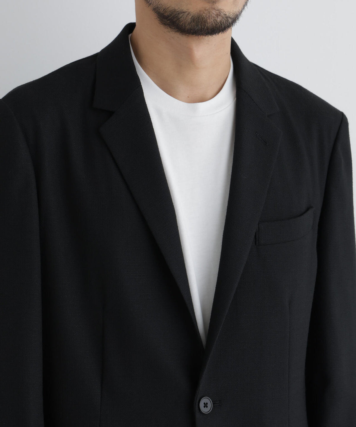 【ストレッチ/マシンウォッシャブル】「Damerino」 T/Rスラブストレッチセットアップ/WASHABLE