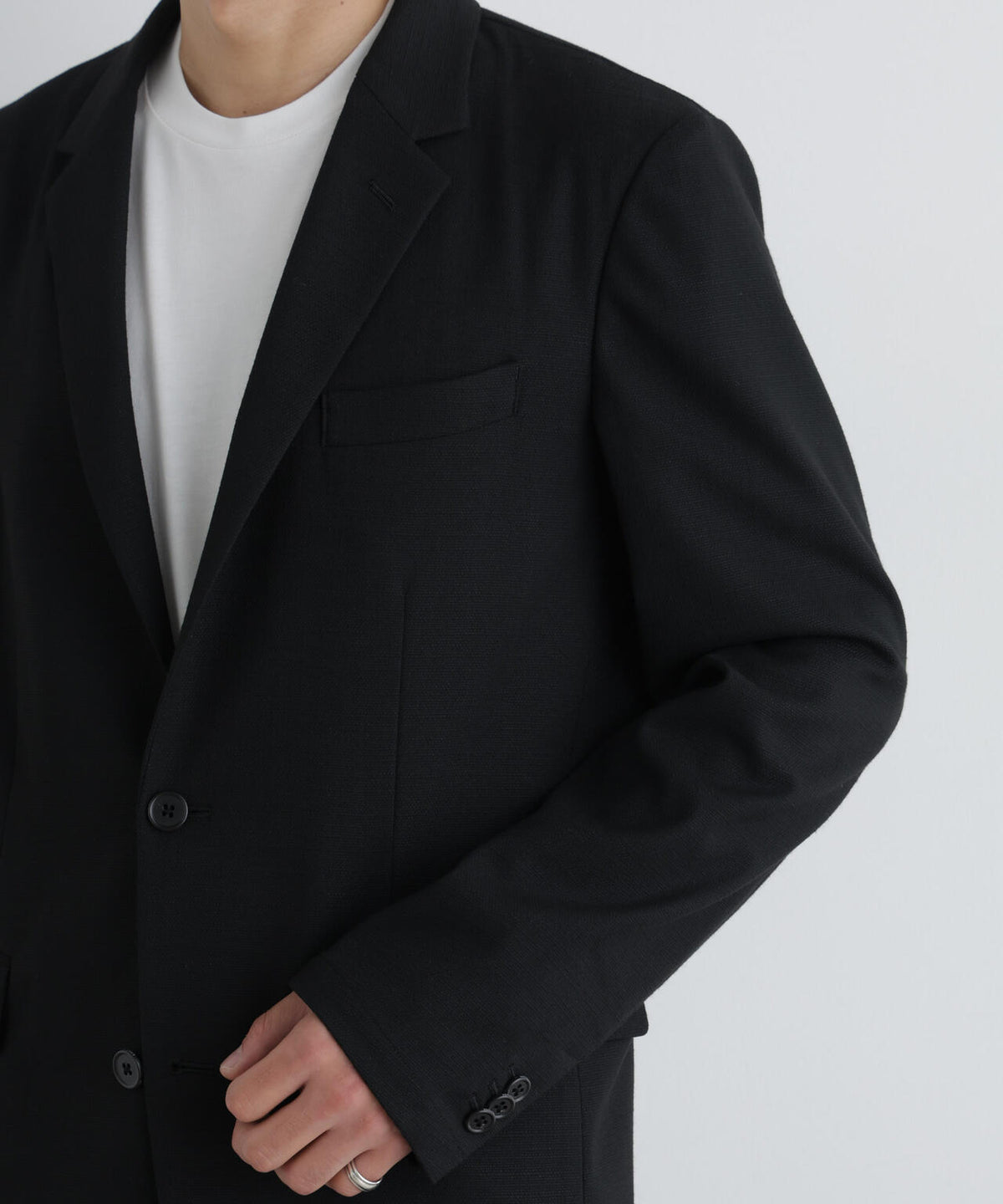 【ストレッチ/マシンウォッシャブル】「Damerino」 T/Rスラブストレッチセットアップ/WASHABLE