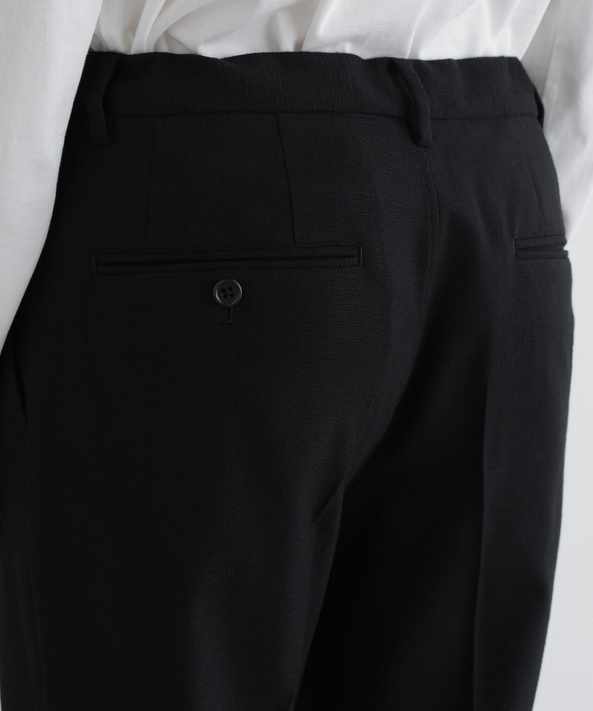 【ストレッチ/マシンウォッシャブル】「Damerino」 T/Rスラブストレッチセットアップ/WASHABLE