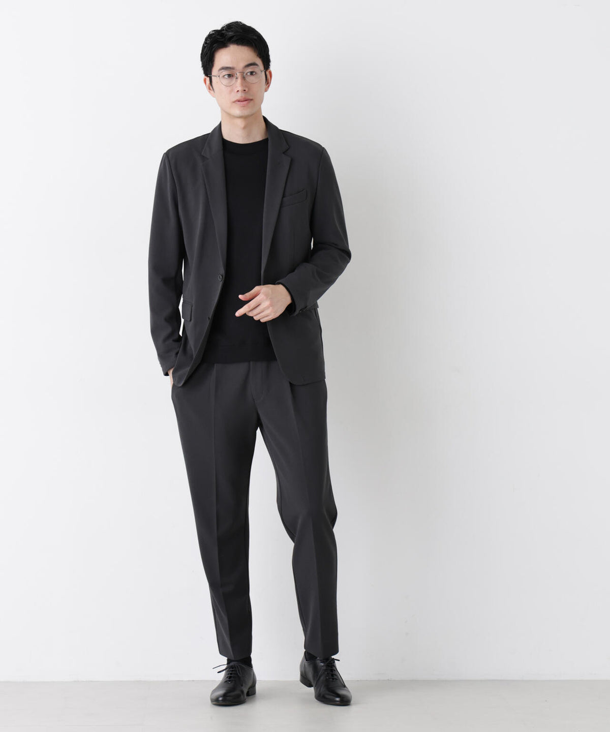 【防シワ/マシンウォッシャブル】「DamerinoPack」forJetSetterブークレジャージセットアップ