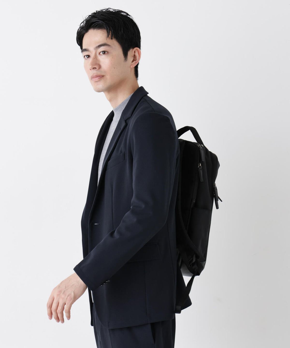 【防シワ/マシンウォッシャブル】「DamerinoPack」forJetSetterブークレジャージセットアップ