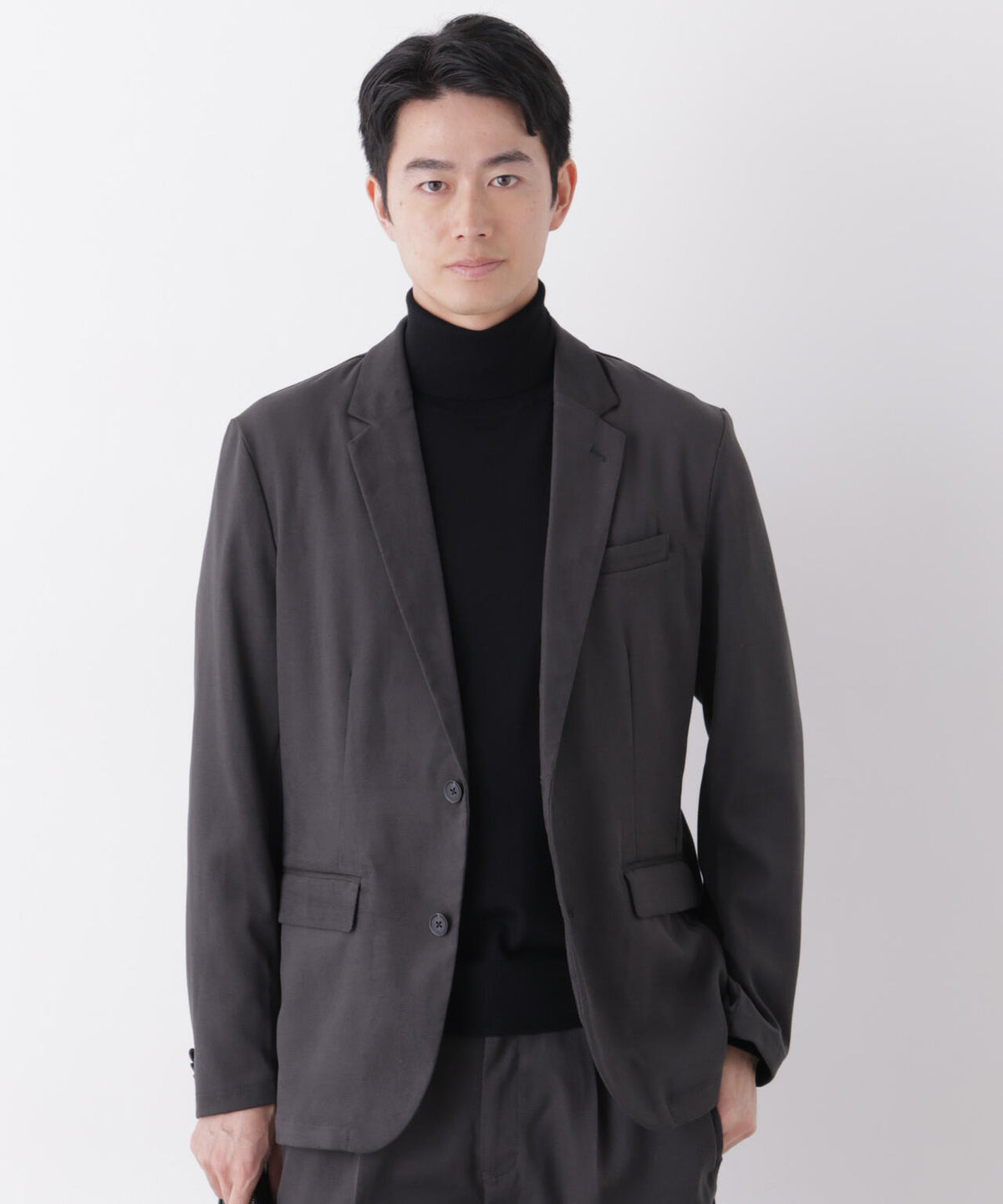 【防シワ/ストレッチ】「DamerinoPack」JetSetterウォームツイルセットアップ
