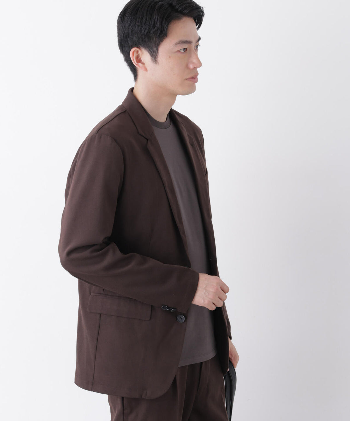 【防シワ/ストレッチ】「DamerinoPack」JetSetterウォームツイルセットアップ