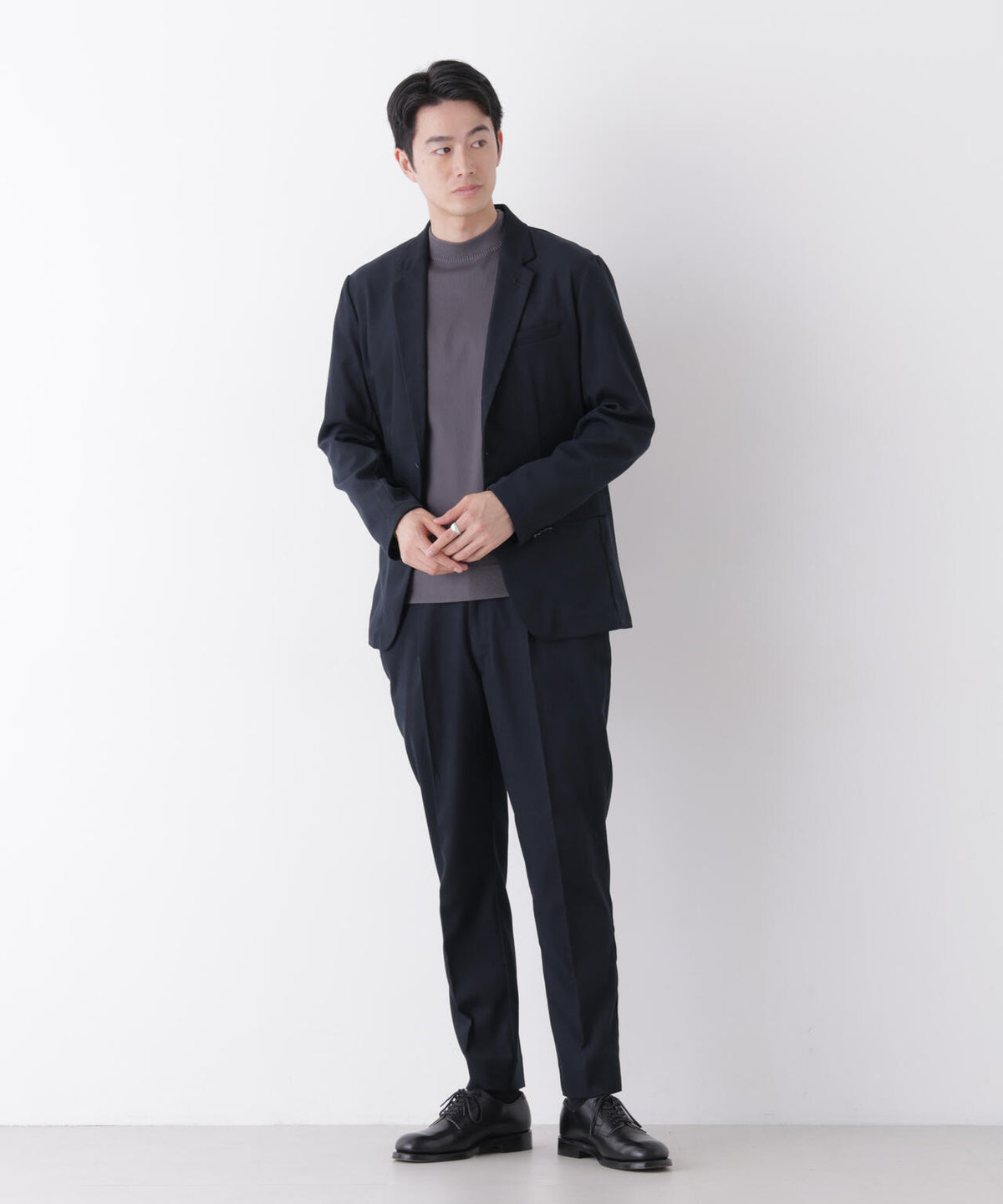 【防シワ/ストレッチ】「DamerinoPack」JetSetterウォームツイルセットアップ