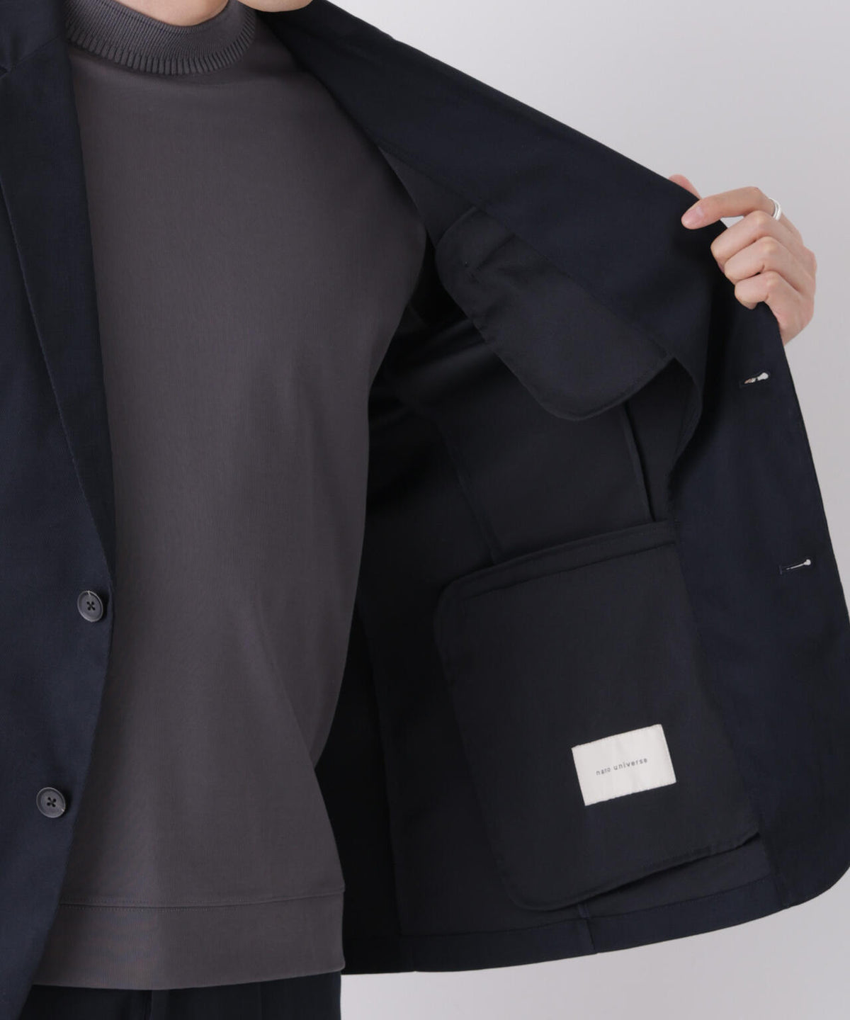 【防シワ/ストレッチ】「DamerinoPack」JetSetterウォームツイルセットアップ