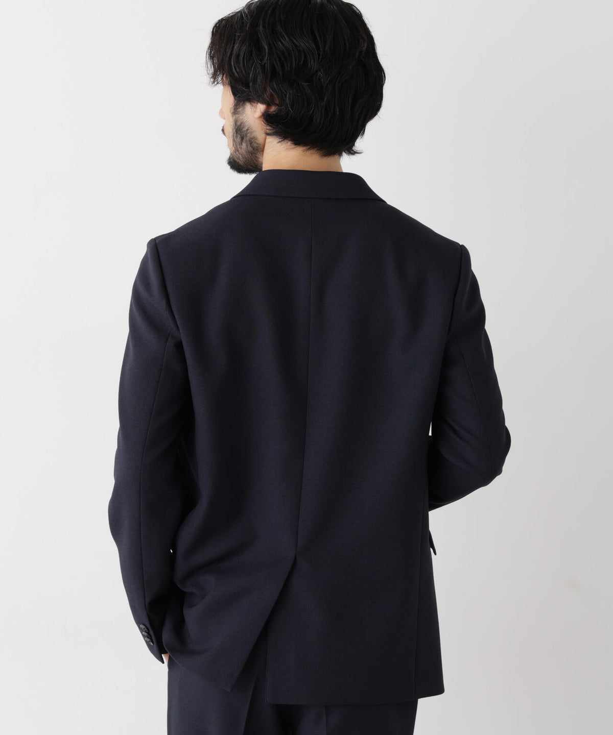 【ストレッチ/ウォッシャブル/防シワ】「Damerino」メランジオックスストレッチセットアップ