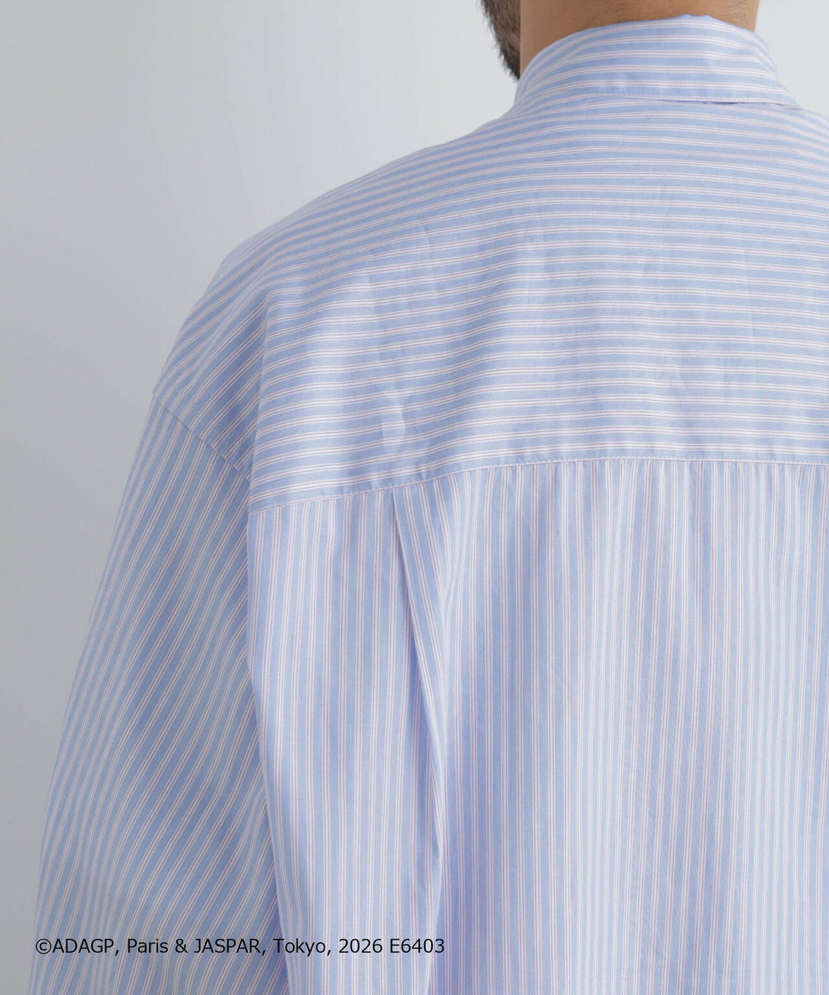 「OtoNANO」×SAVIGNAC レタードワイドシャツ