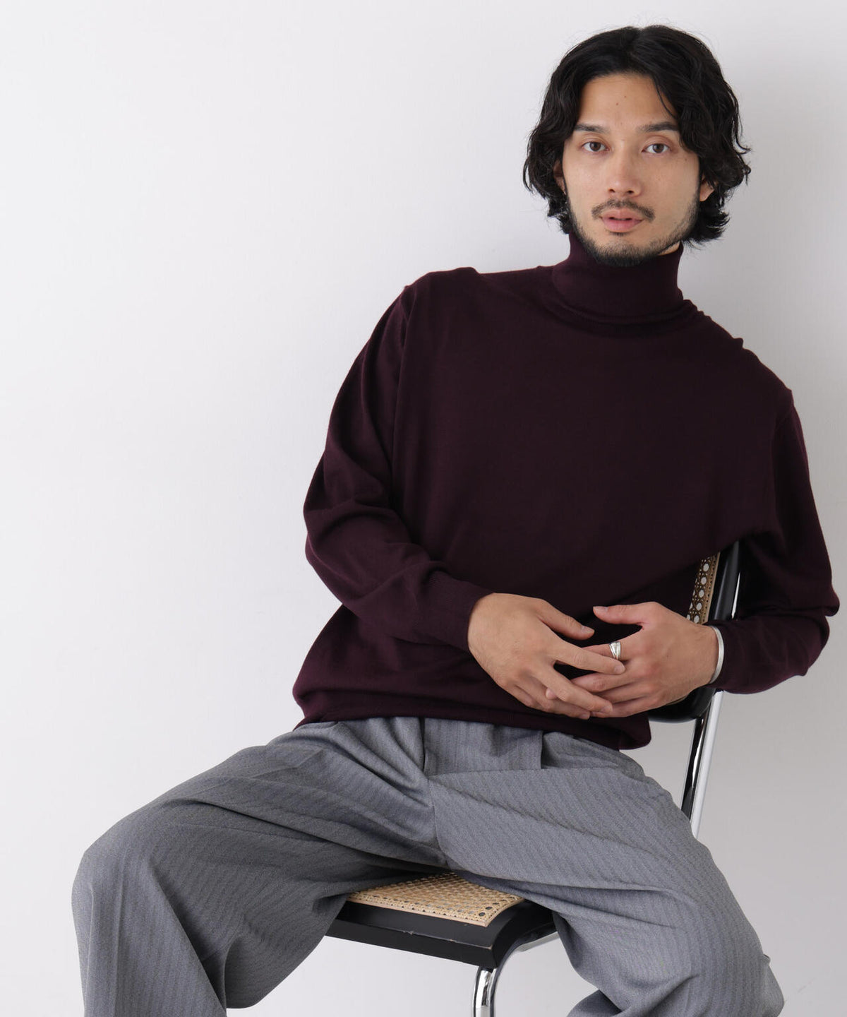 181cm B:75 W:73 H:90 着用サイズ:L