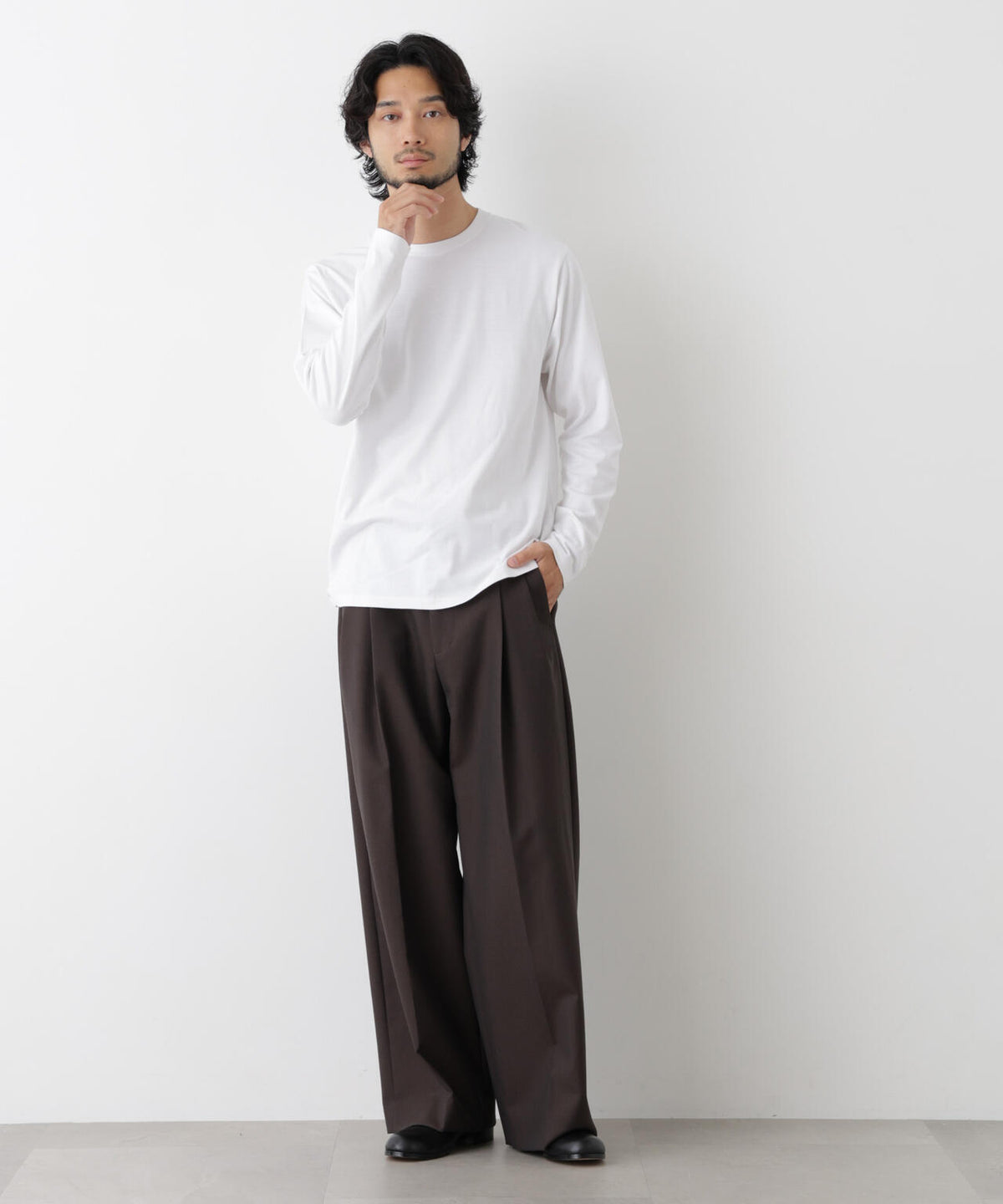 Anti Soaked(R) 汗染み防止 クルーネックTシャツ