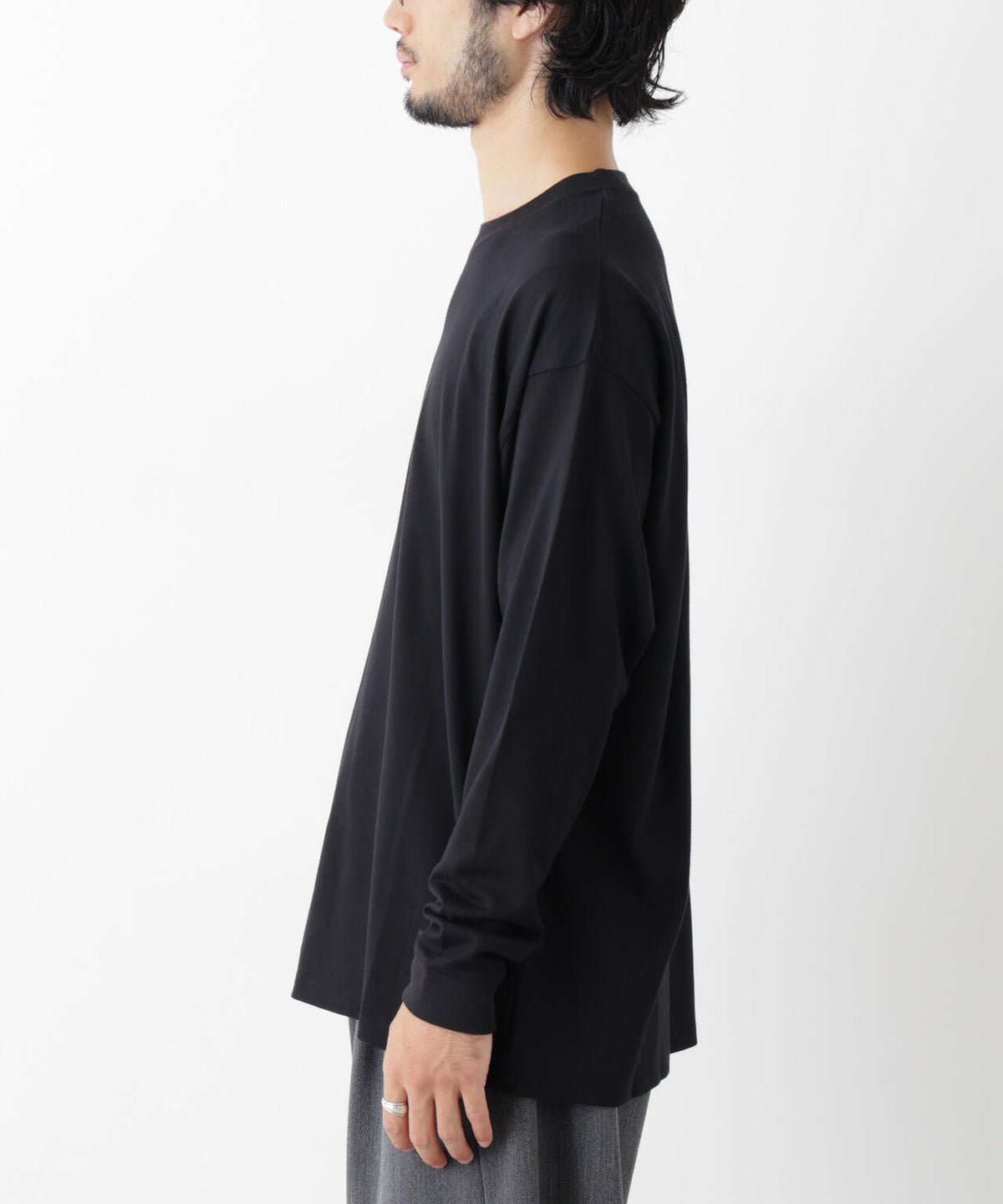 Anti Soaked(R) 汗染み防止 ビッグTシャツ 長袖