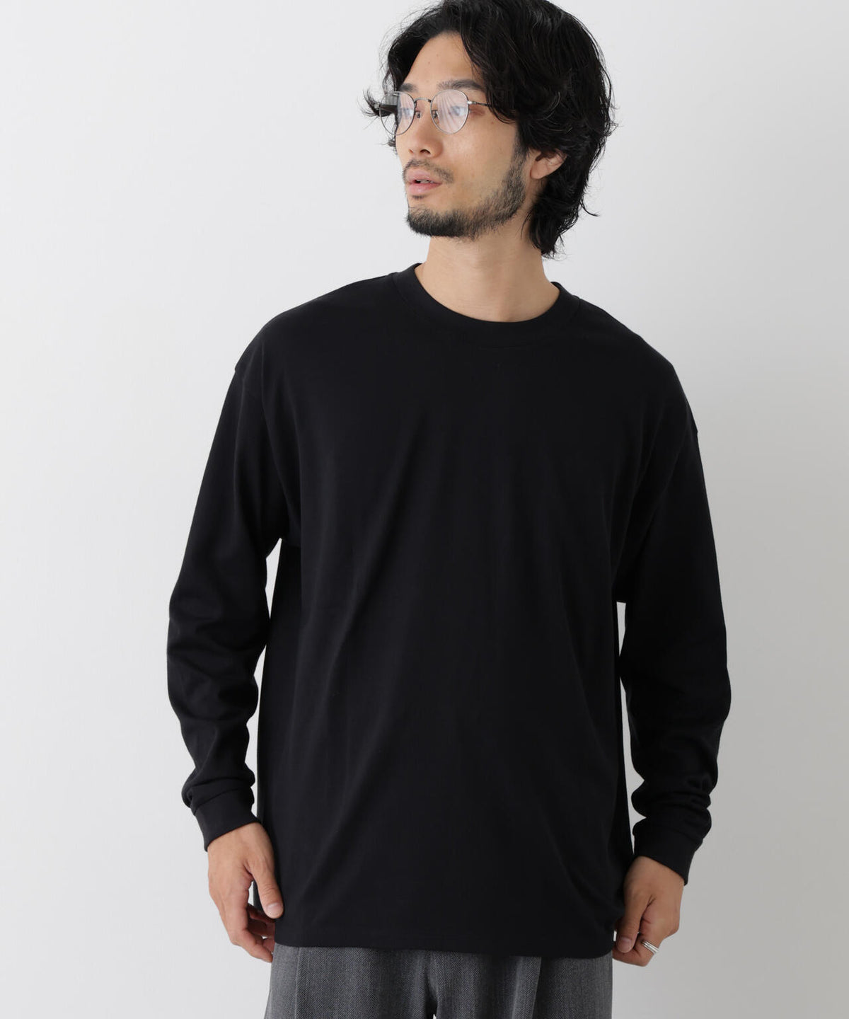 Anti Soaked(R) 汗染み防止 ビッグTシャツ 長袖