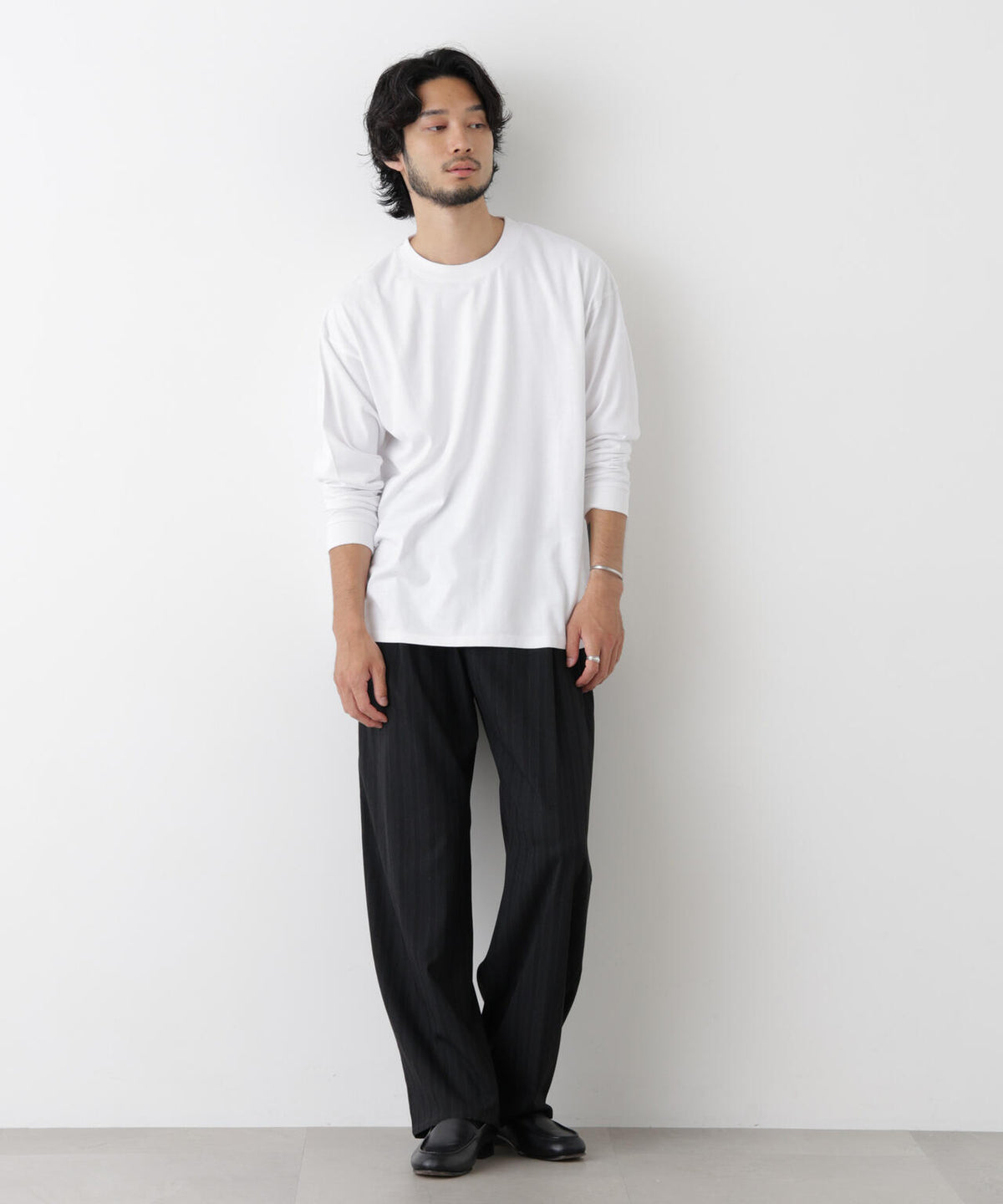 Anti Soaked(R) 汗染み防止 ビッグTシャツ 長袖