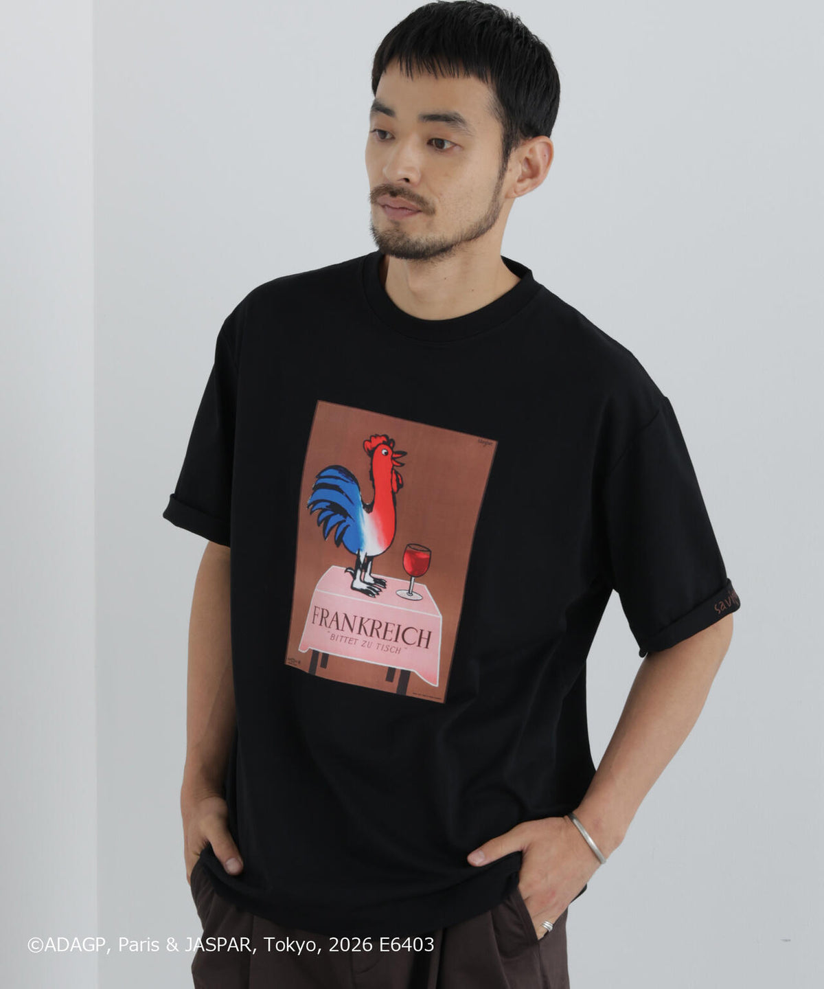 「OtoNANO」×SAVIGNAC プリントTシャツ