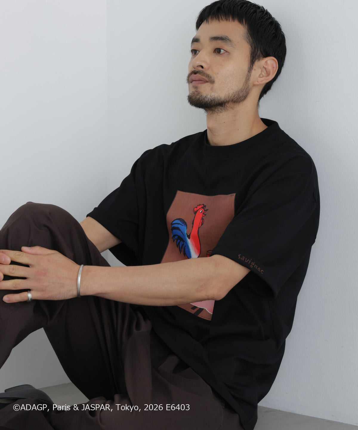 「OtoNANO」×SAVIGNAC プリントTシャツ