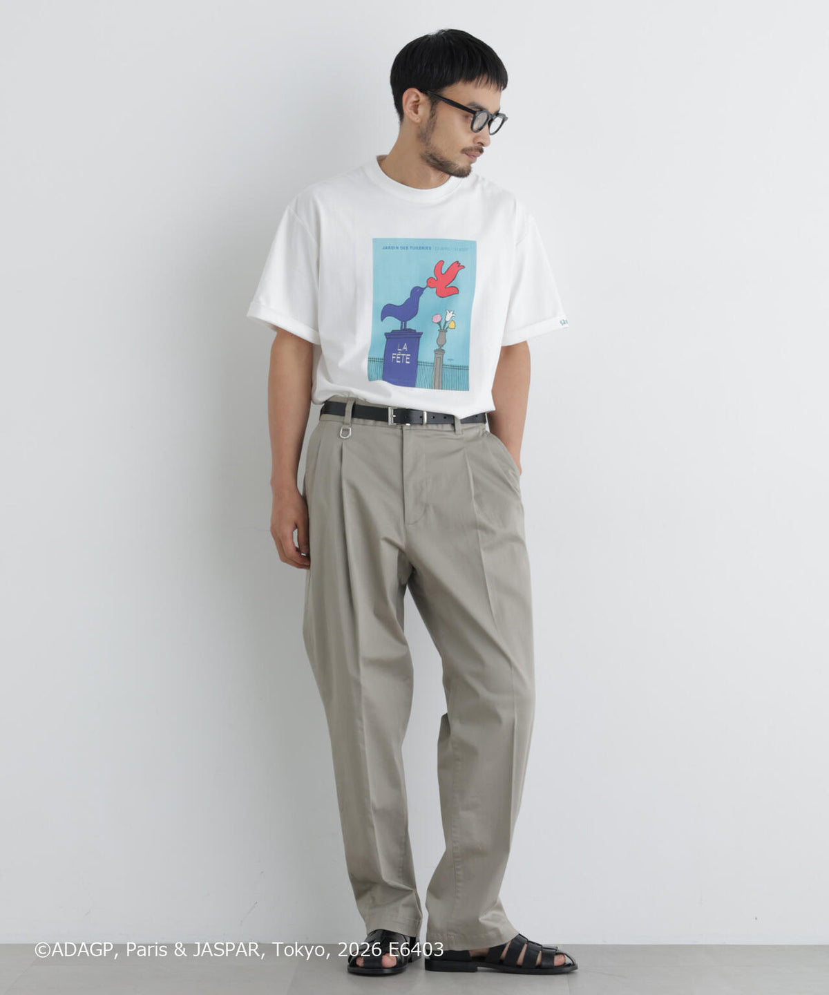 「OtoNANO」×SAVIGNAC プリントTシャツ