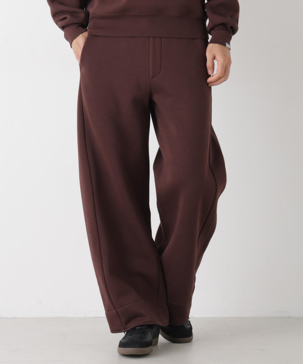 「PLAYFUL CODE」 コアフリース裏起毛ストレートパンツ