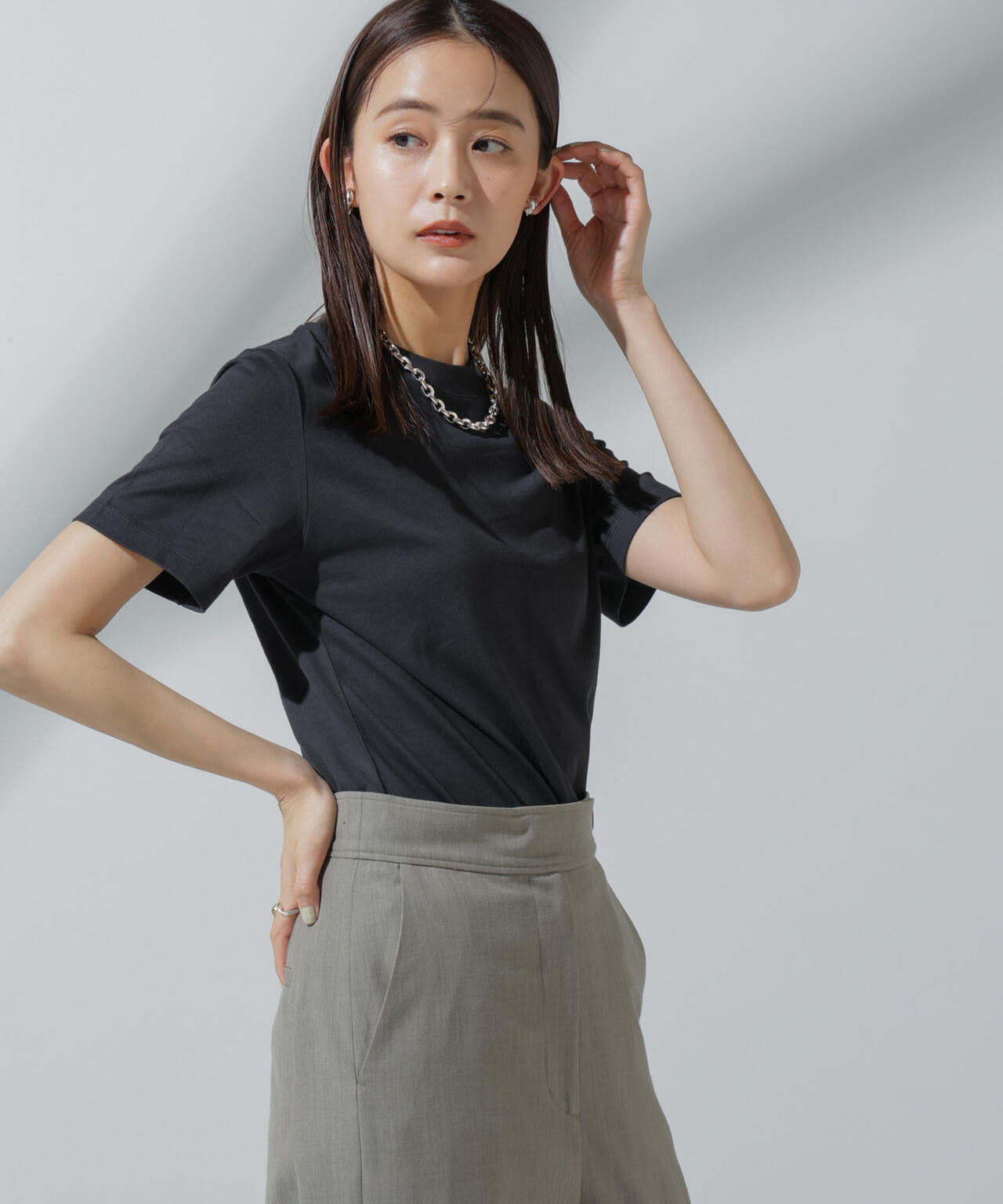 Anti Soaked(R) 汗染み防止 クルーネックTシャツ