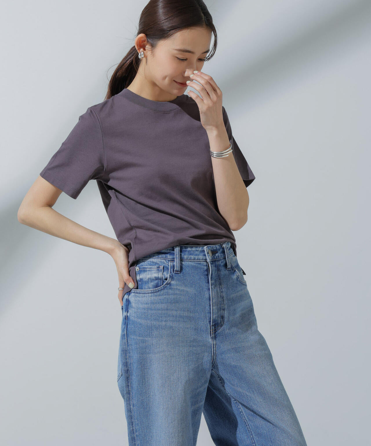 Anti Soaked(R) 汗染み防止 クルーネックTシャツ