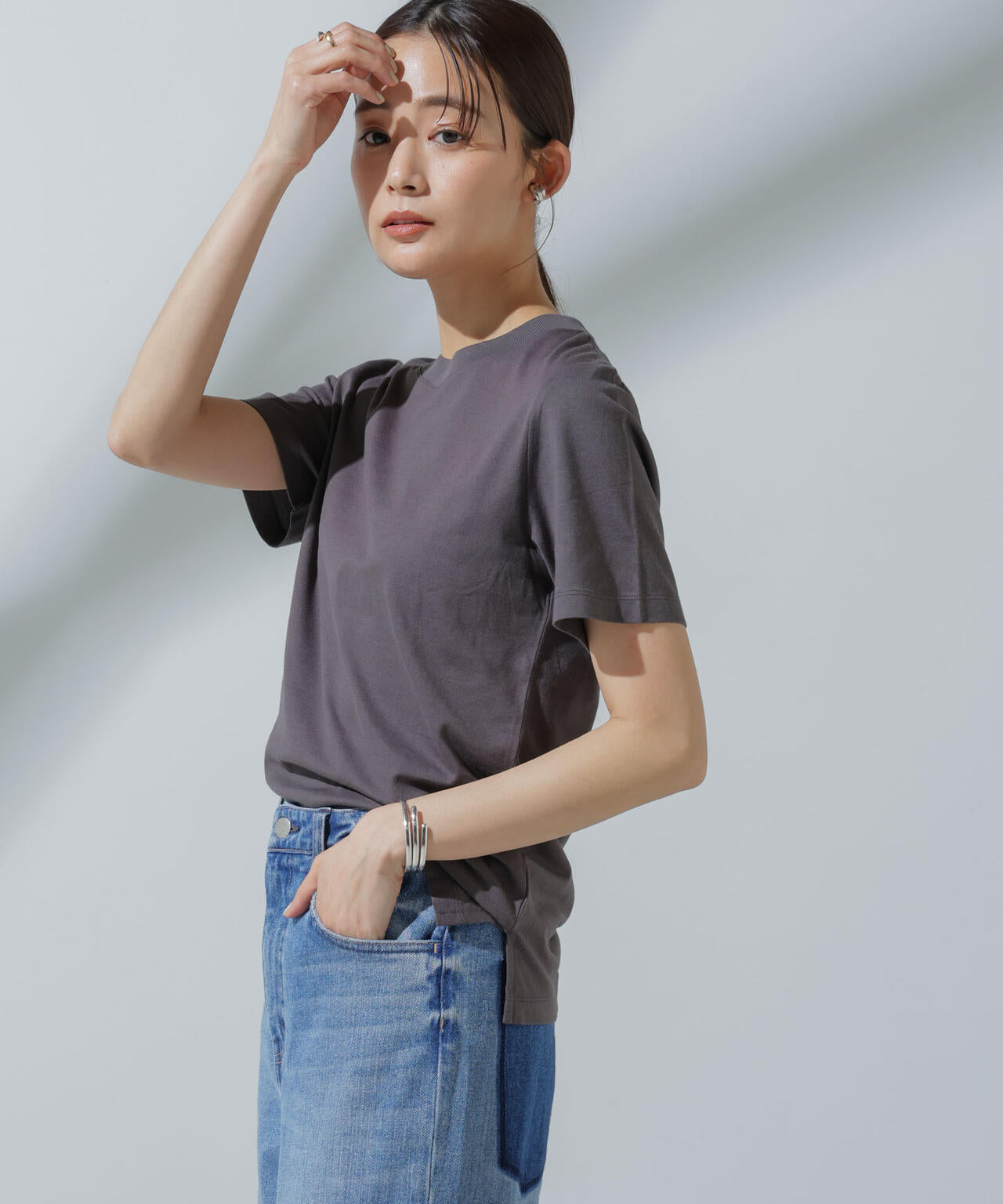 Anti Soaked(R) 汗染み防止 クルーネックTシャツ