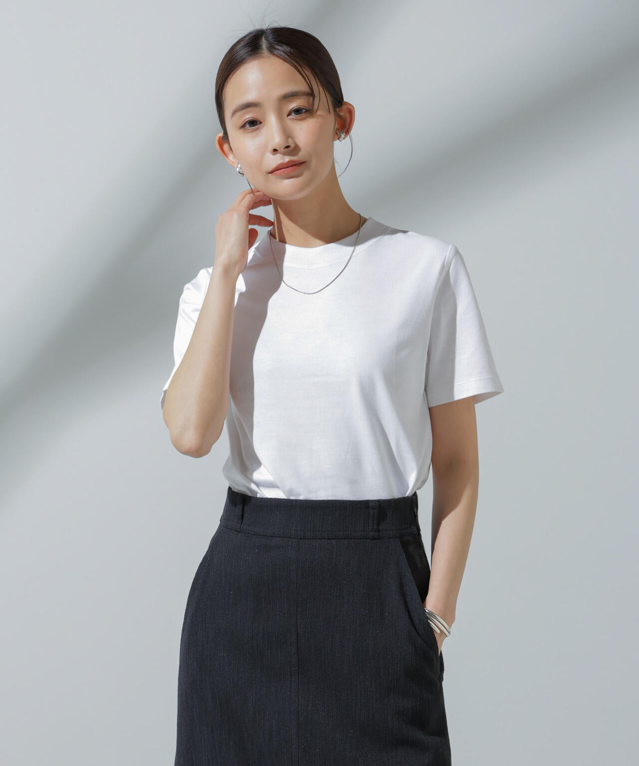 Anti Soaked(R) 汗染み防止 クルーネックTシャツ