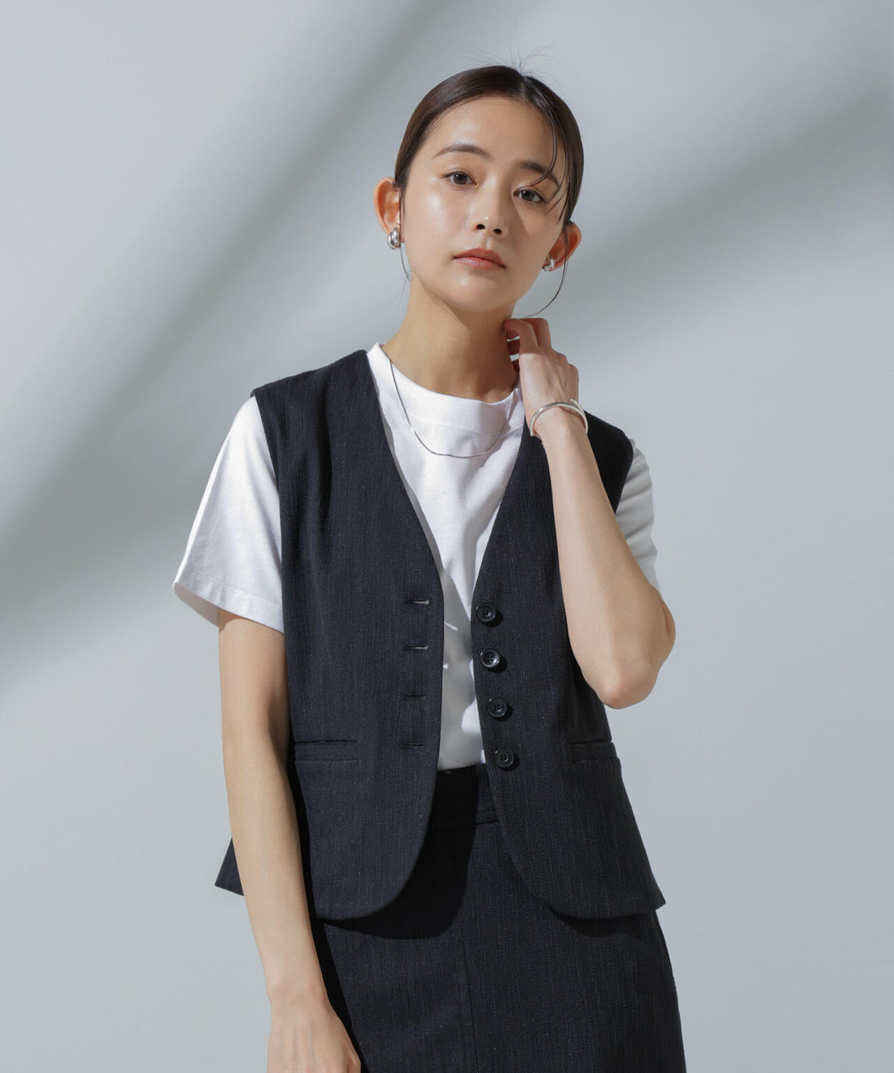Anti Soaked(R) 汗染み防止 クルーネックTシャツ