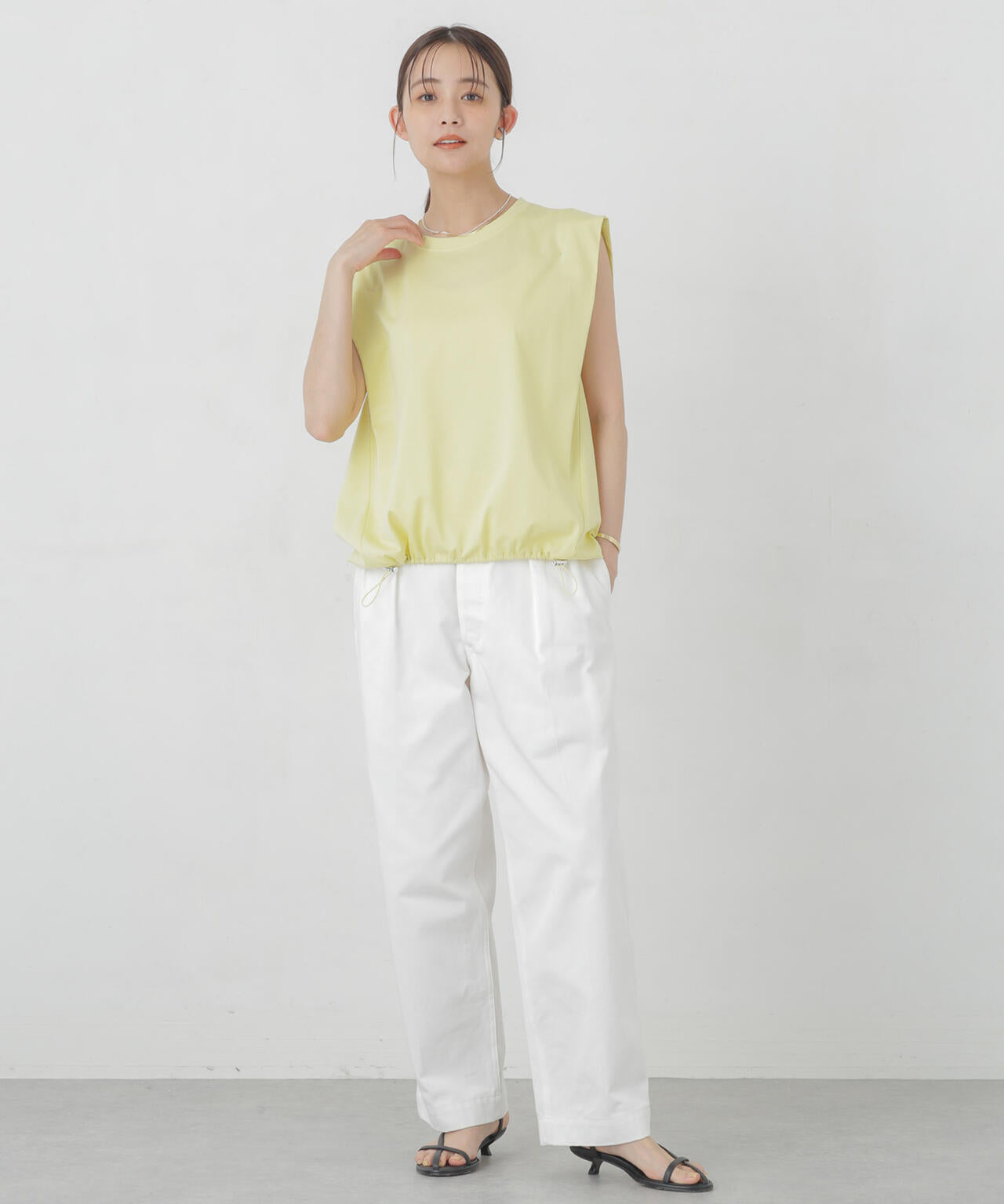 Polygiene ドロストカットトップス
